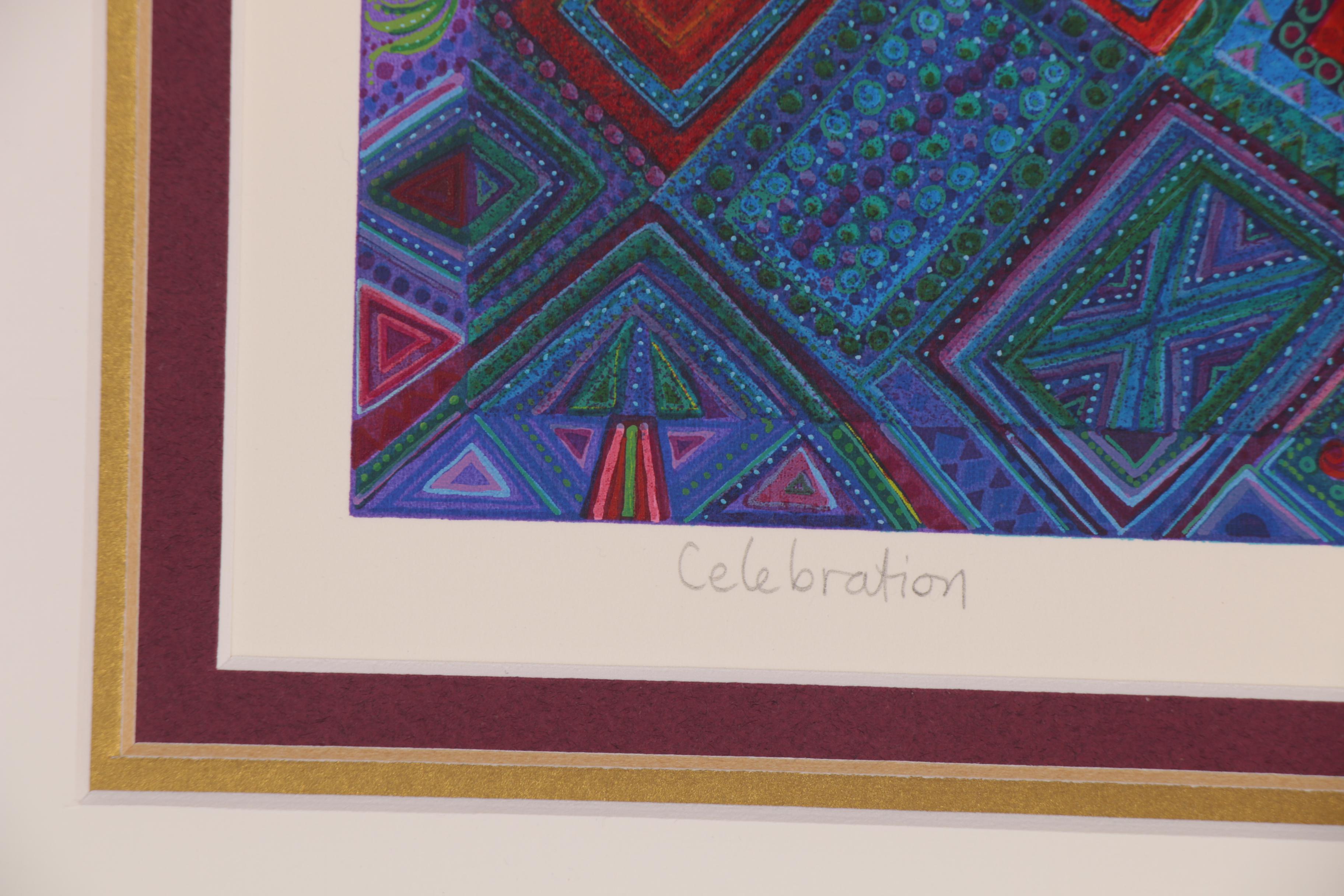 John August Swanson Serigraph "Celebration," 1997
