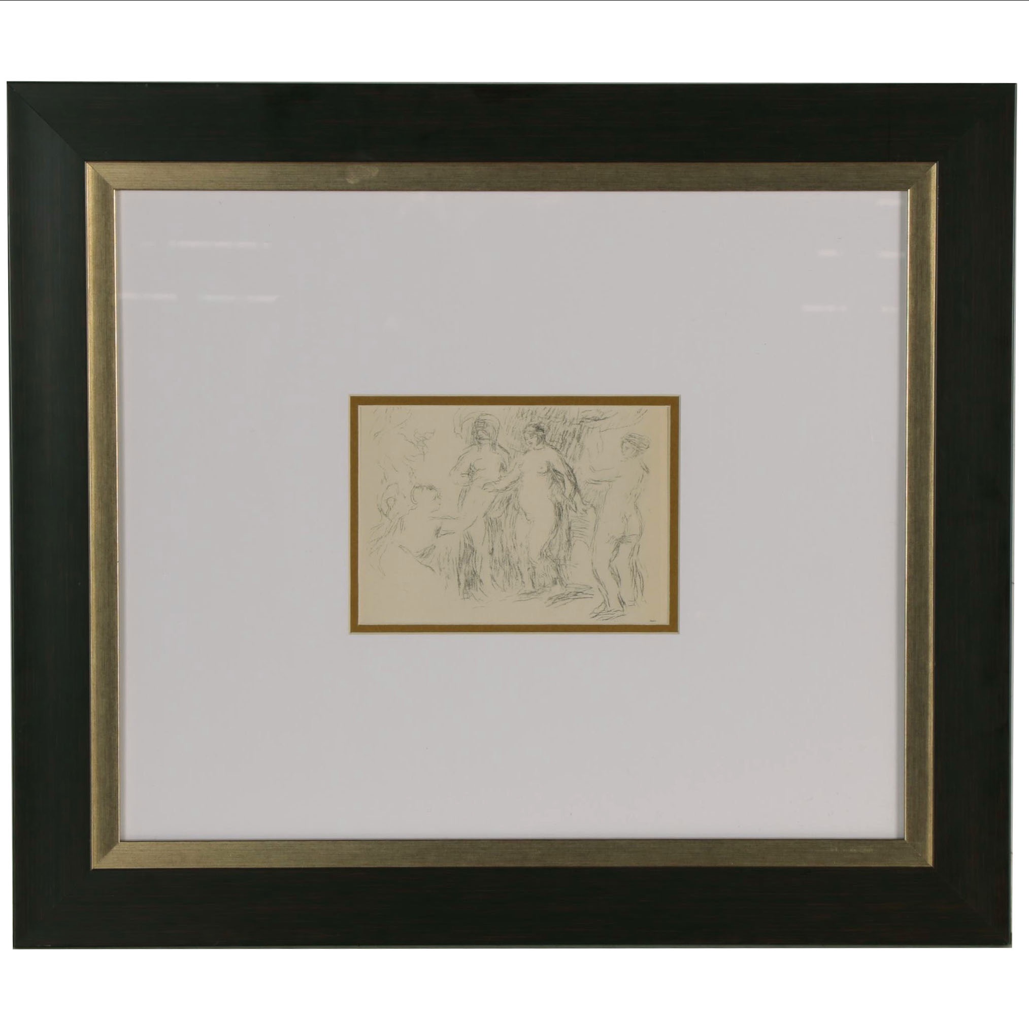 Heliogravure after Pierre-Auguste Renoir "Les Baigneuses (Women Bathing)"