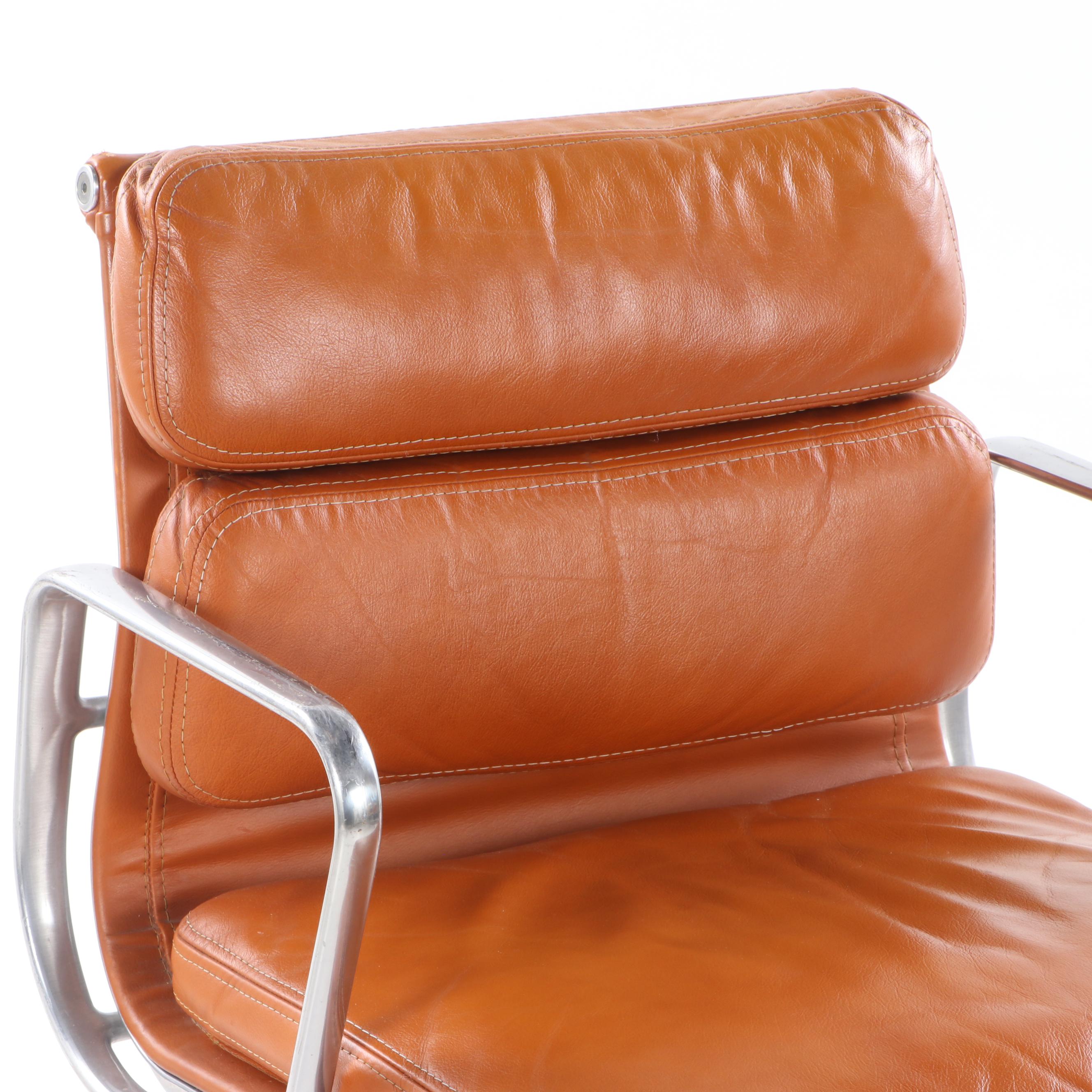 Eames for Herman Miller "Aluminum Group" Leather Desk Chair