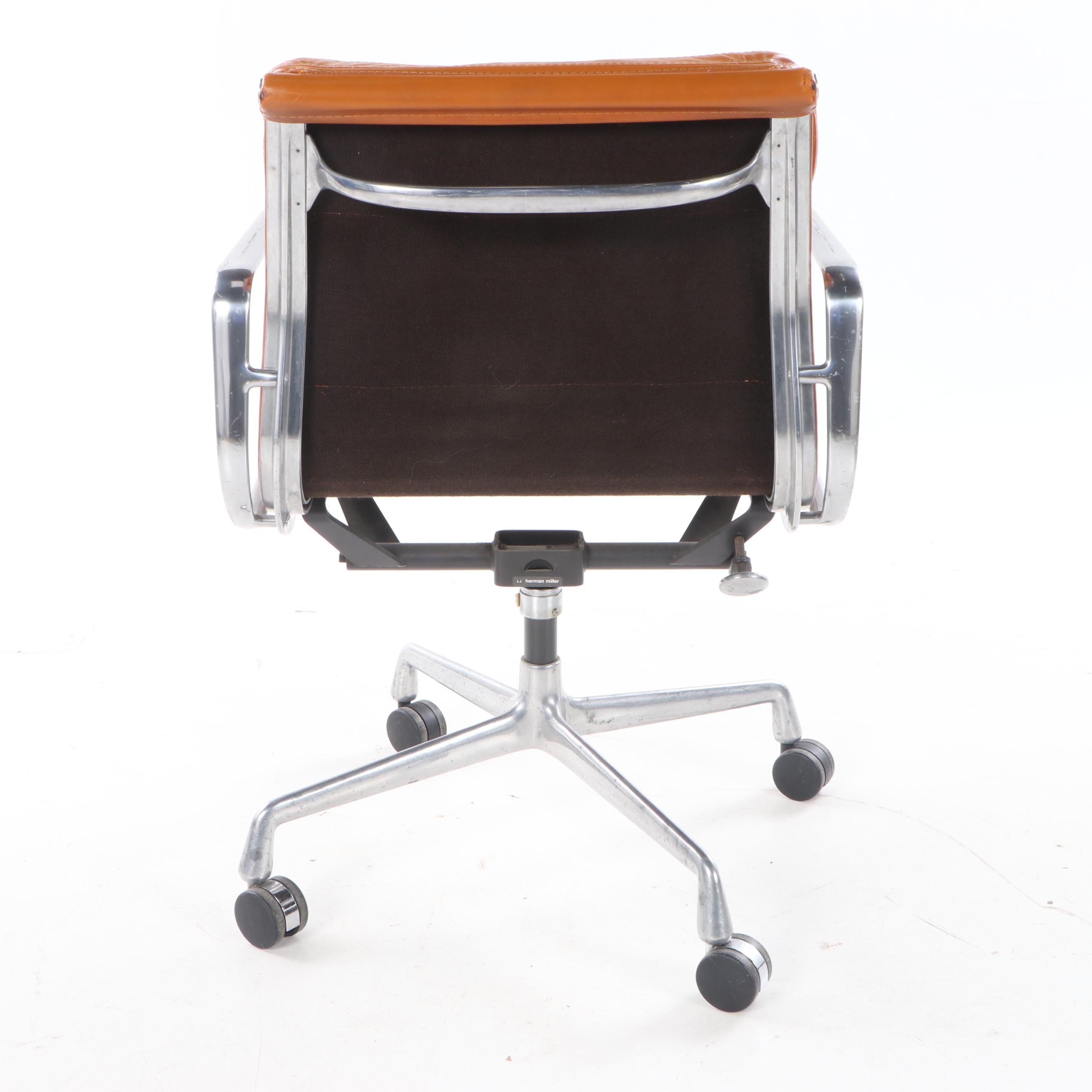 Eames for Herman Miller "Aluminum Group" Leather Desk Chair