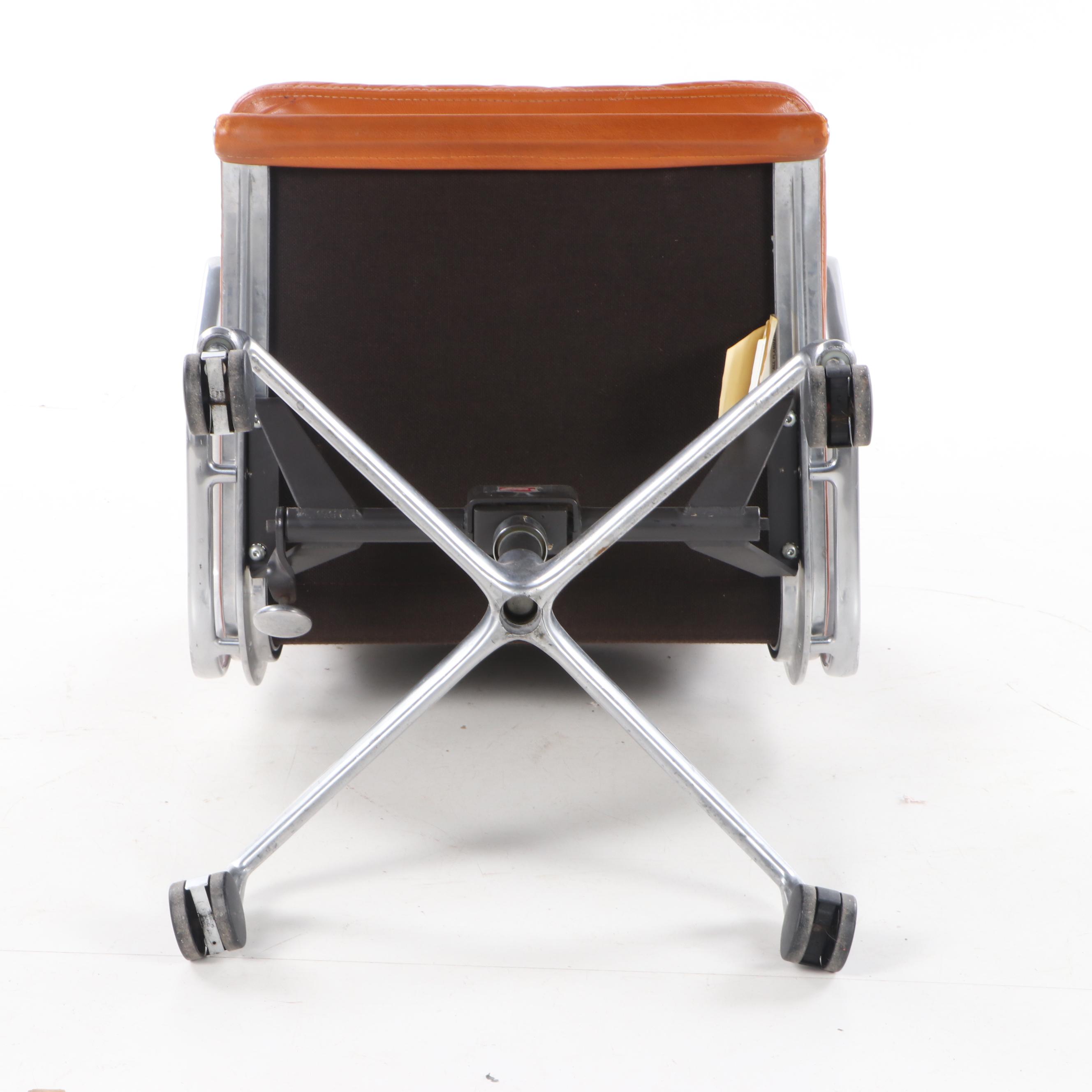 Eames for Herman Miller "Aluminum Group" Leather Desk Chair