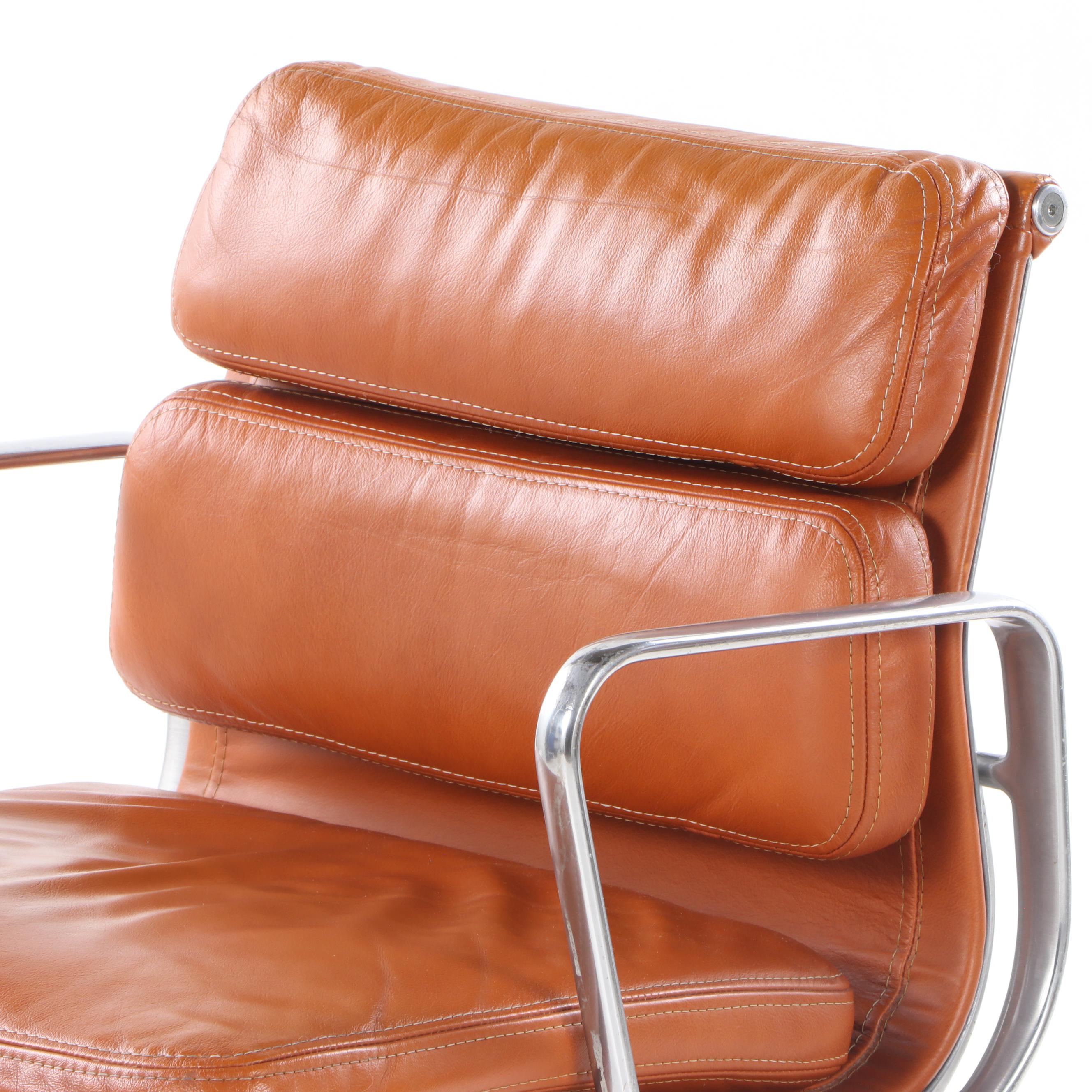 Eames for Herman Miller "Aluminum Group" Leather Desk Chair