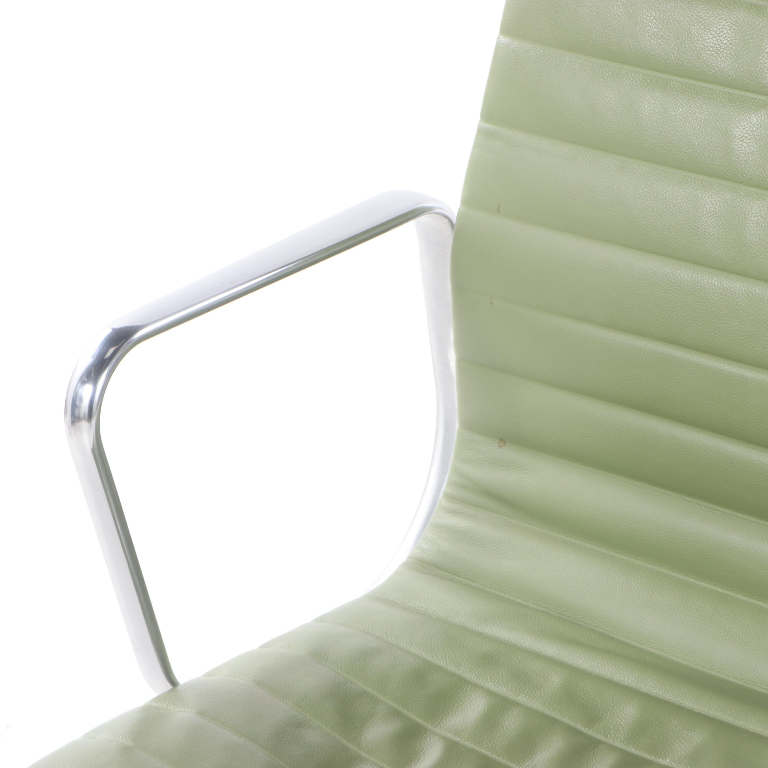 Charles Eames for Herman Miller "Aluminum Group" Leather Management Chair