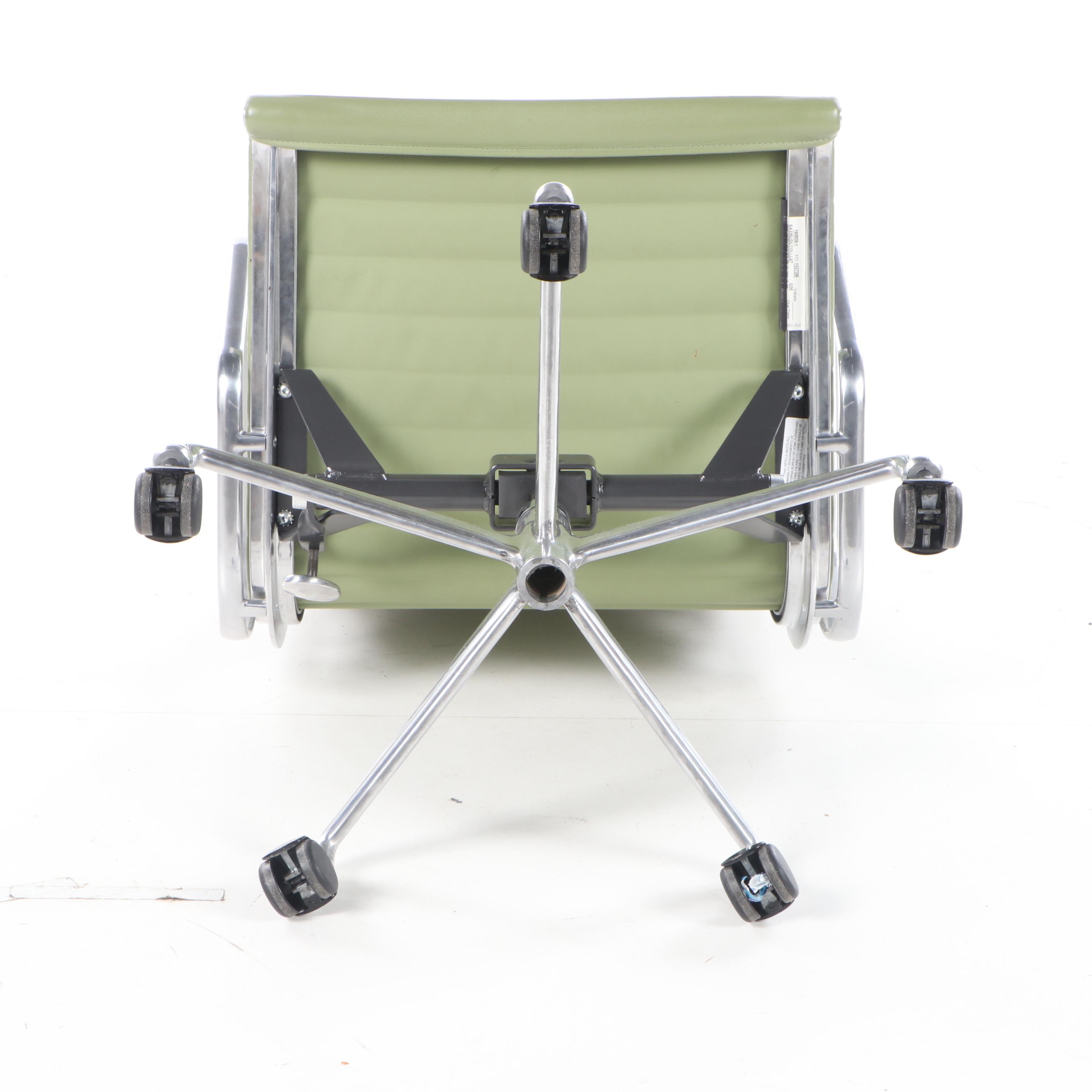 Charles Eames for Herman Miller "Aluminum Group" Leather Management Chair