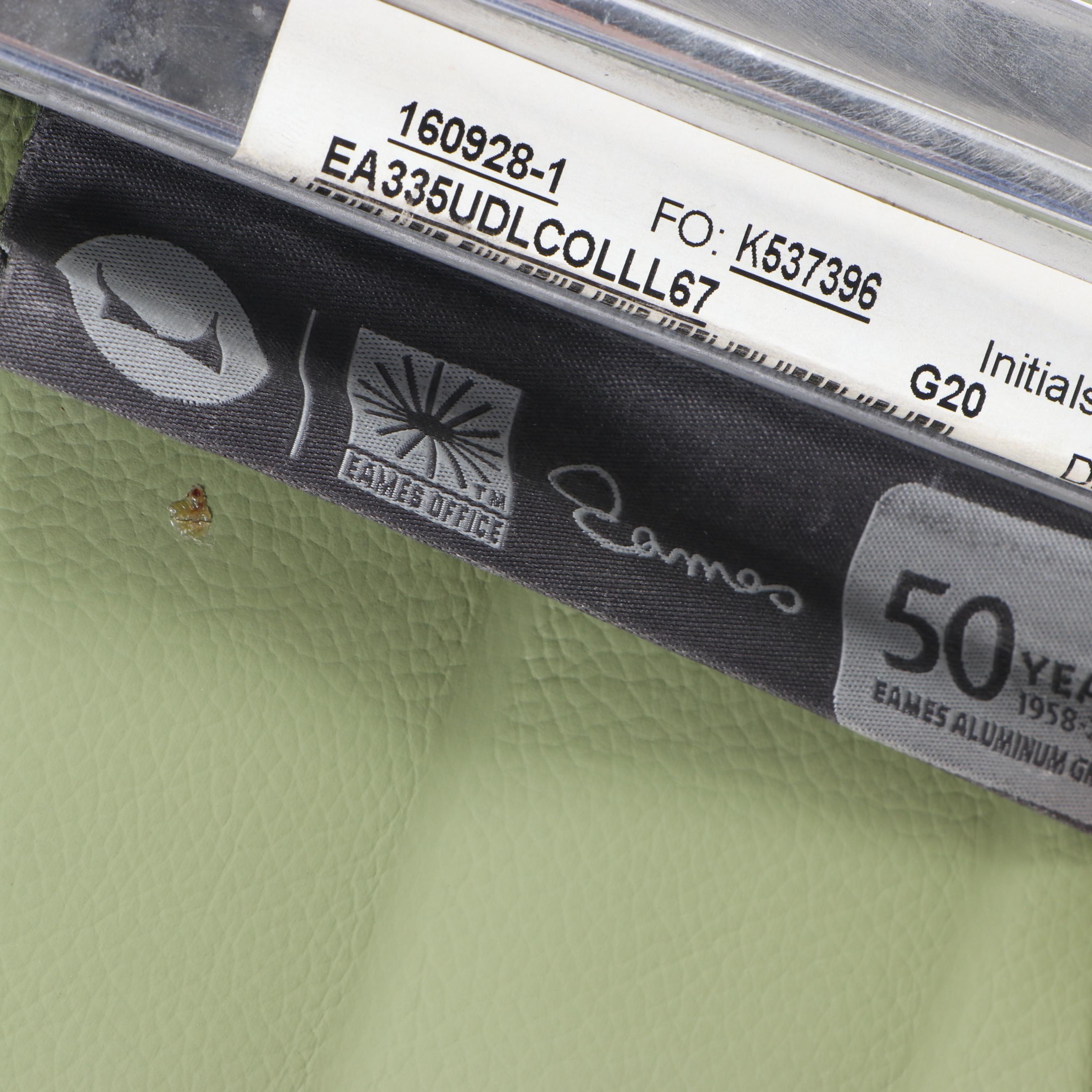 Charles Eames for Herman Miller "Aluminum Group" Leather Management Chair