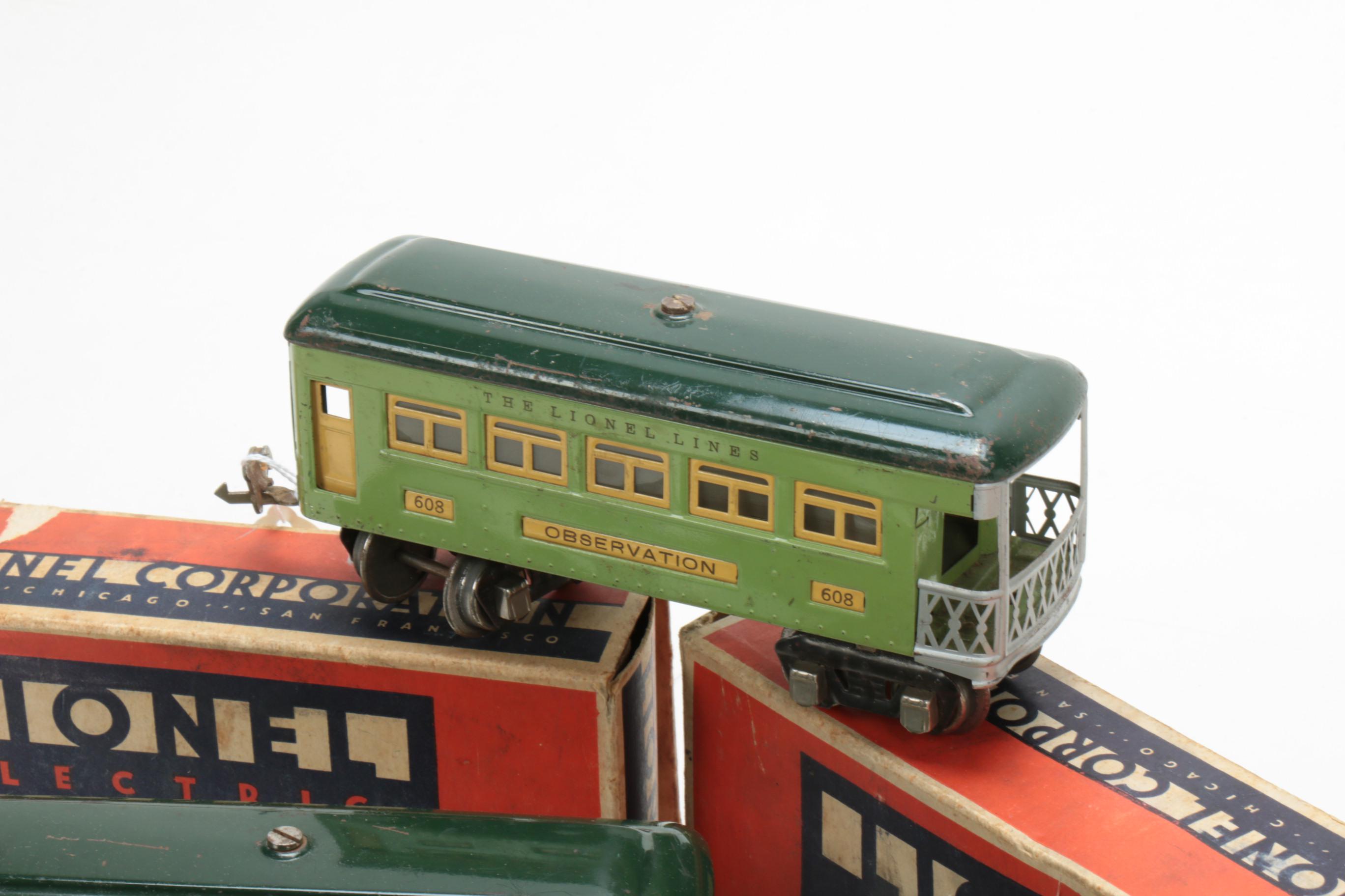 Lionel Pre War O Scale Passenger Cars