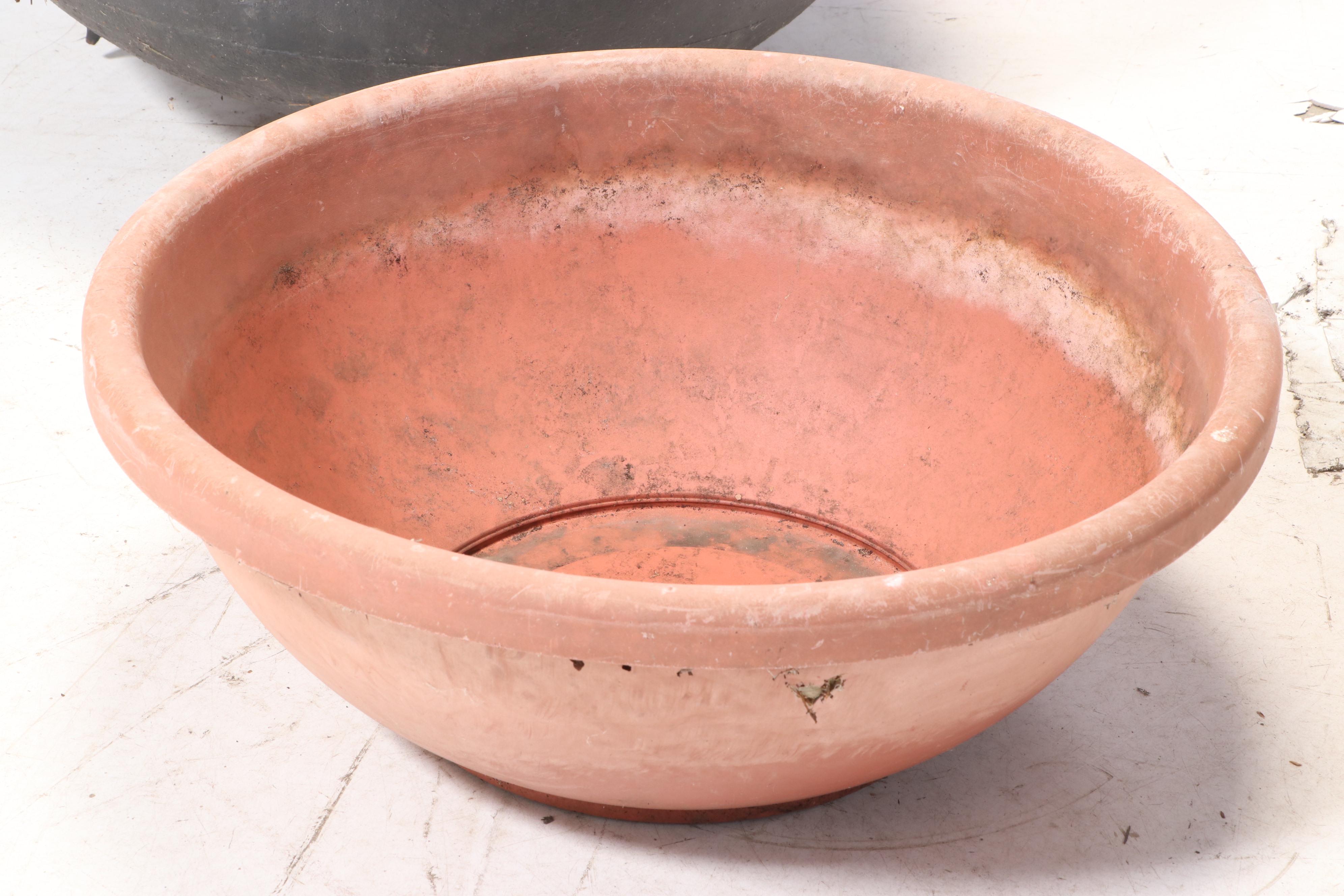 Cast Iron Footed Cauldron Planter