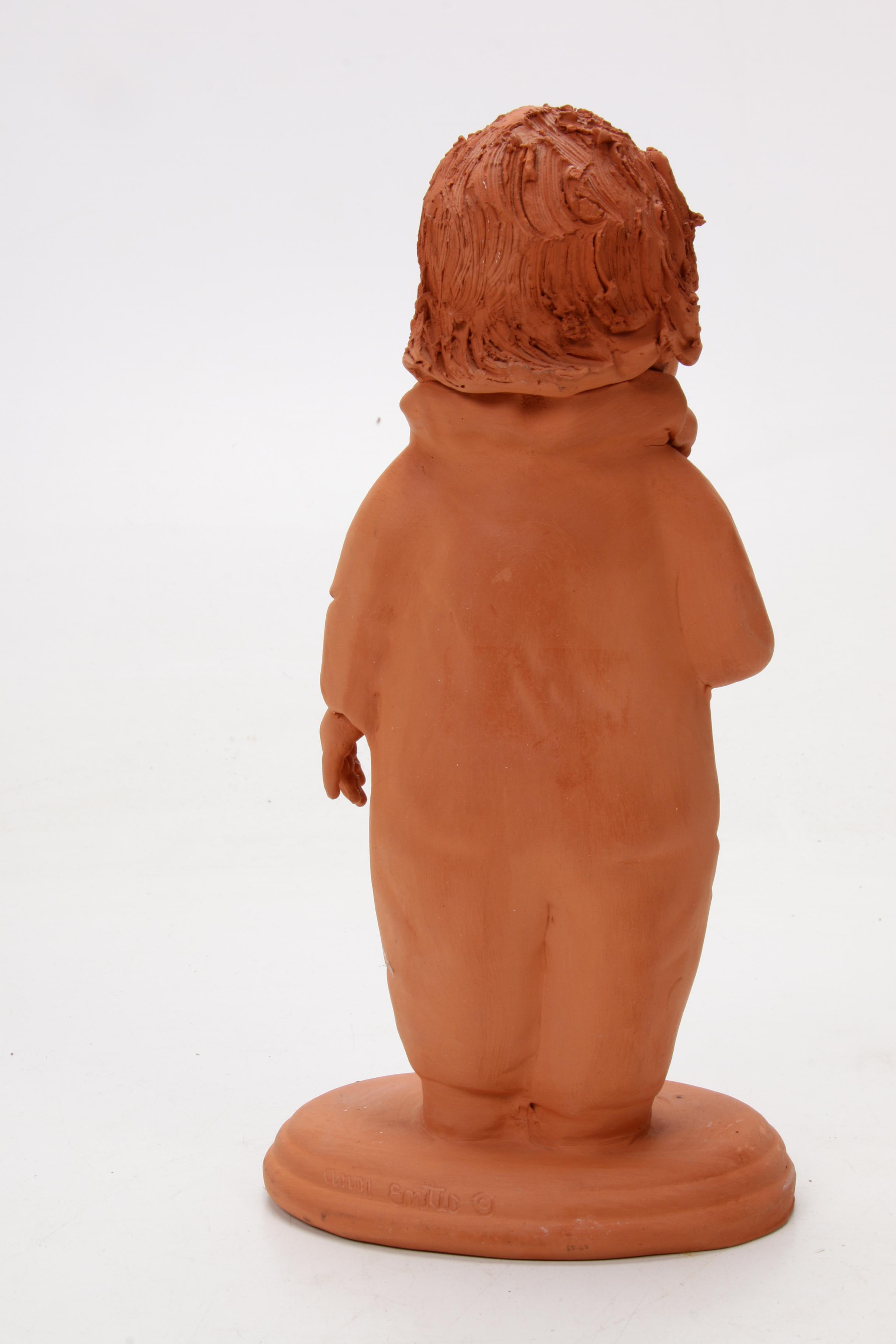 Ann Entis Terracotta Figurine and Wall Sculpture