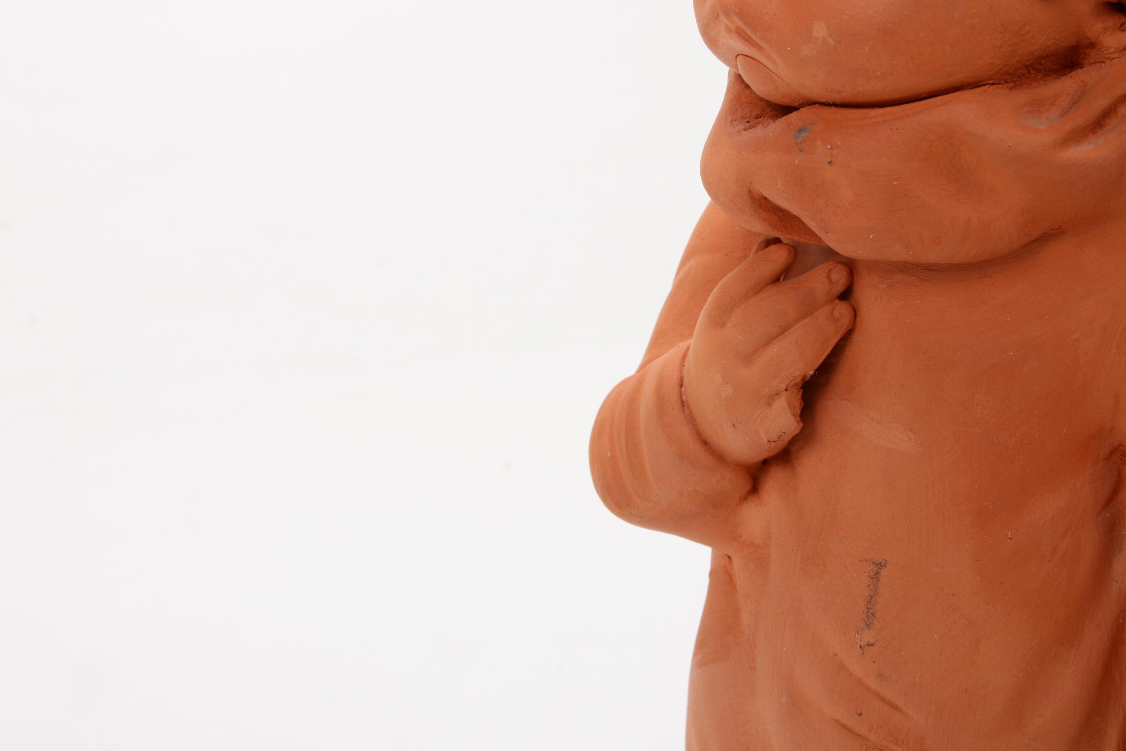 Ann Entis Terracotta Figurine and Wall Sculpture