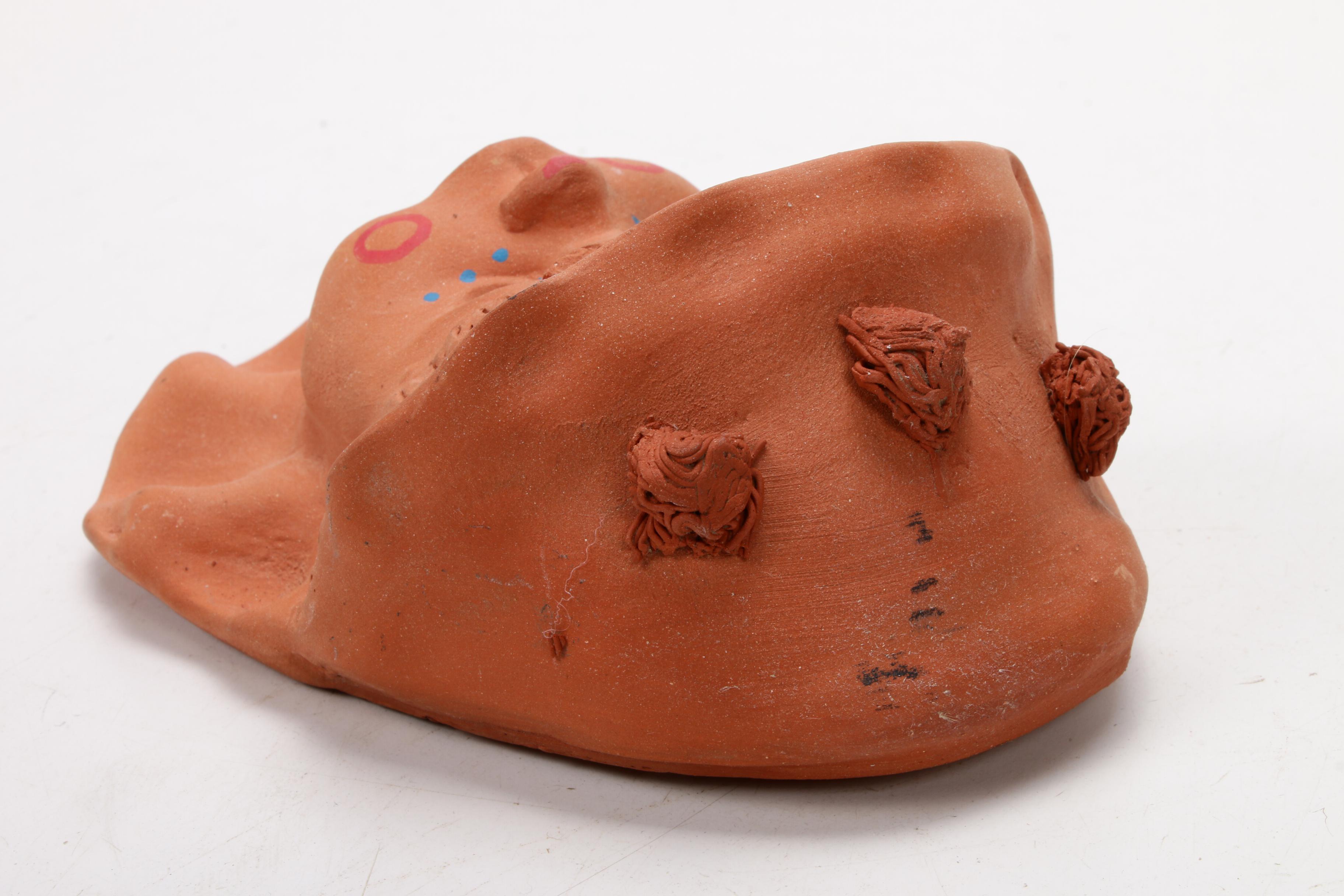 Ann Entis Terracotta Figurine and Wall Sculpture