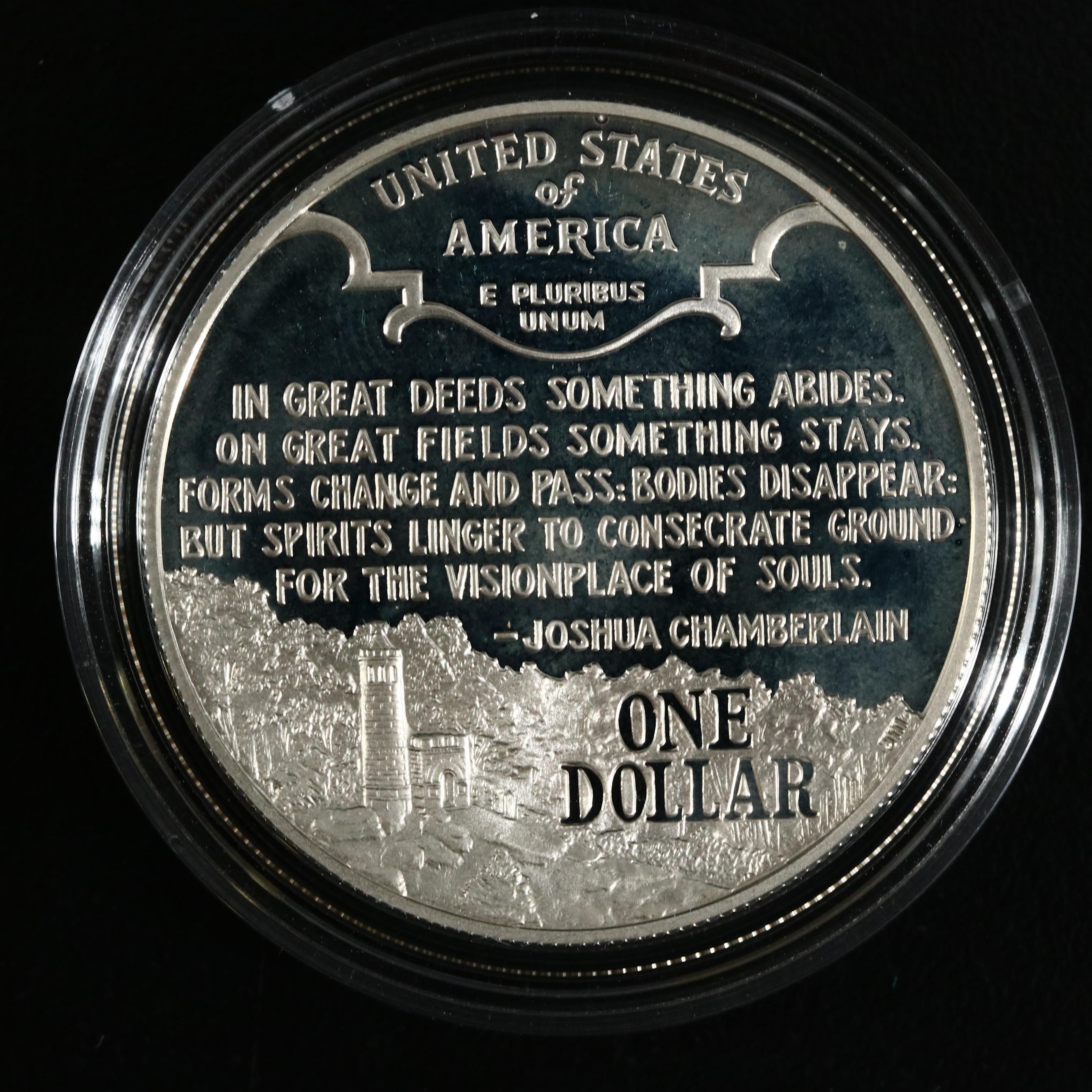 1995 Civil War Battlefield Commemorative Gold and Silver Coin Set