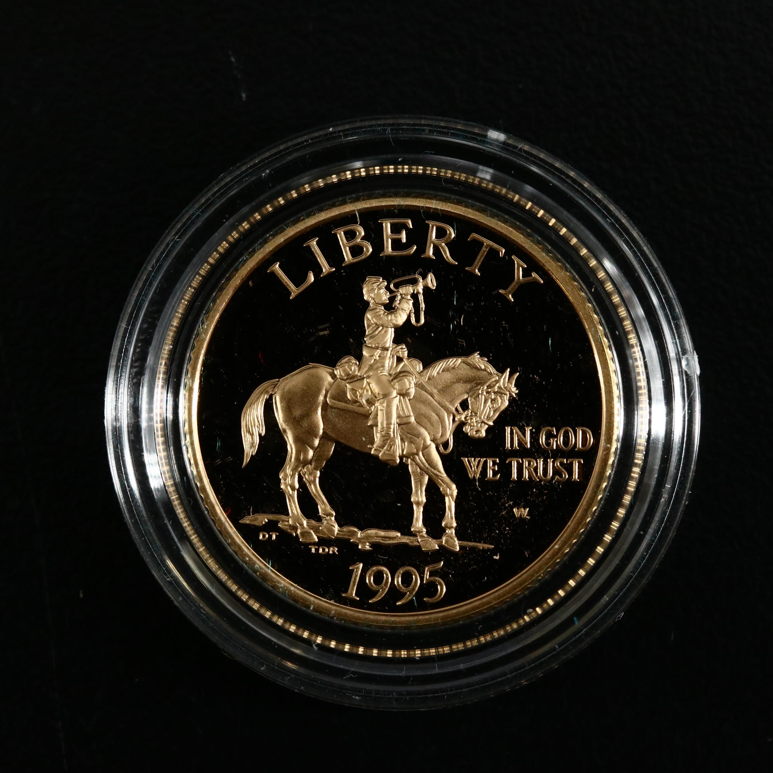 1995 Civil War Battlefield Commemorative Gold and Silver Coin Set