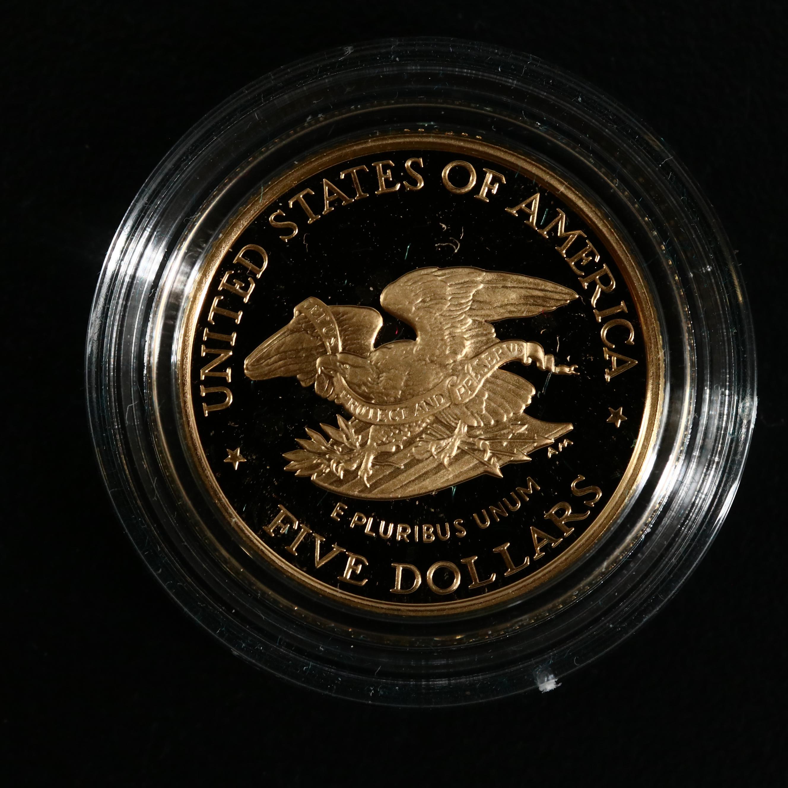 1995 Civil War Battlefield Commemorative Gold and Silver Coin Set