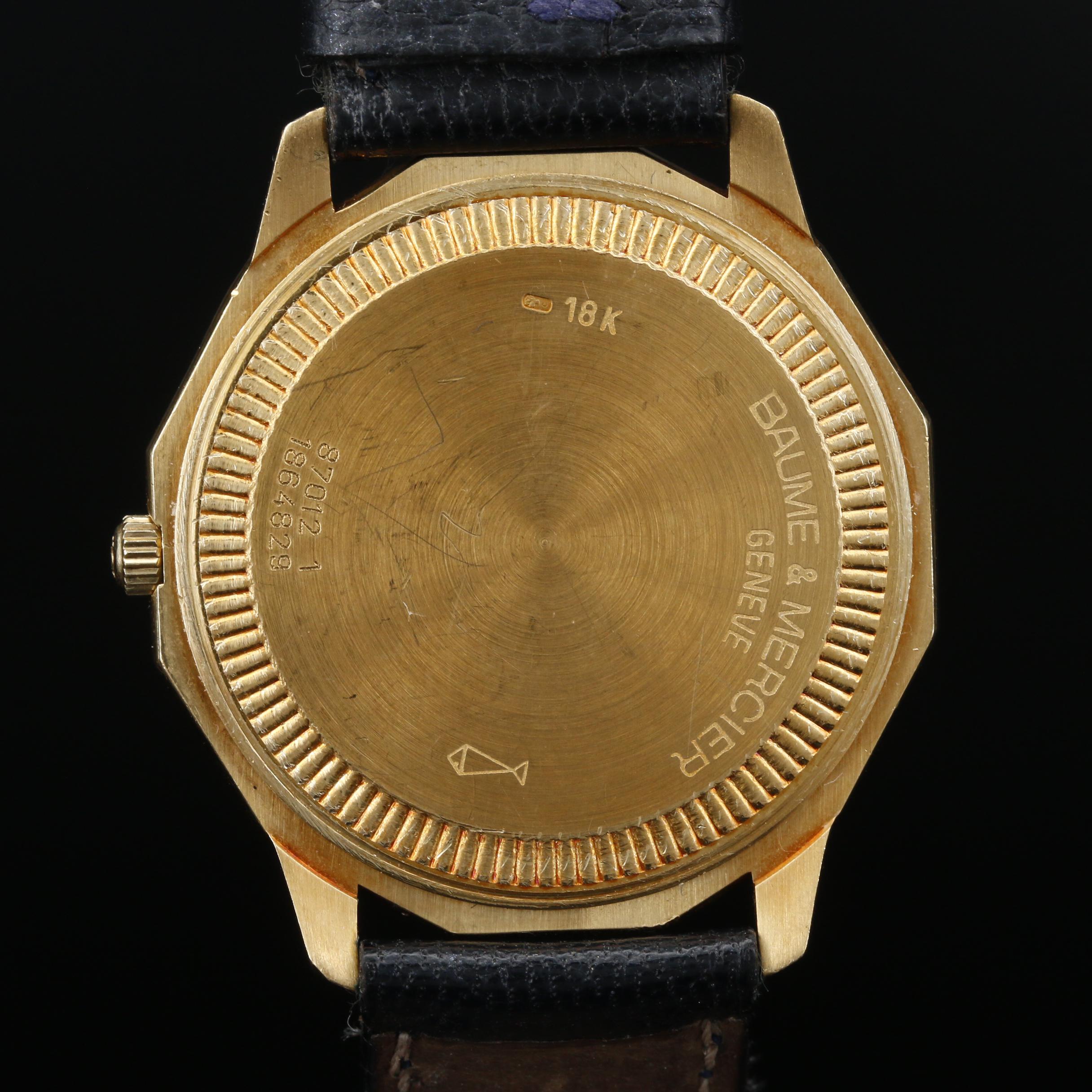 Baume & Mercier Riviera 18K Gold Quartz Watch