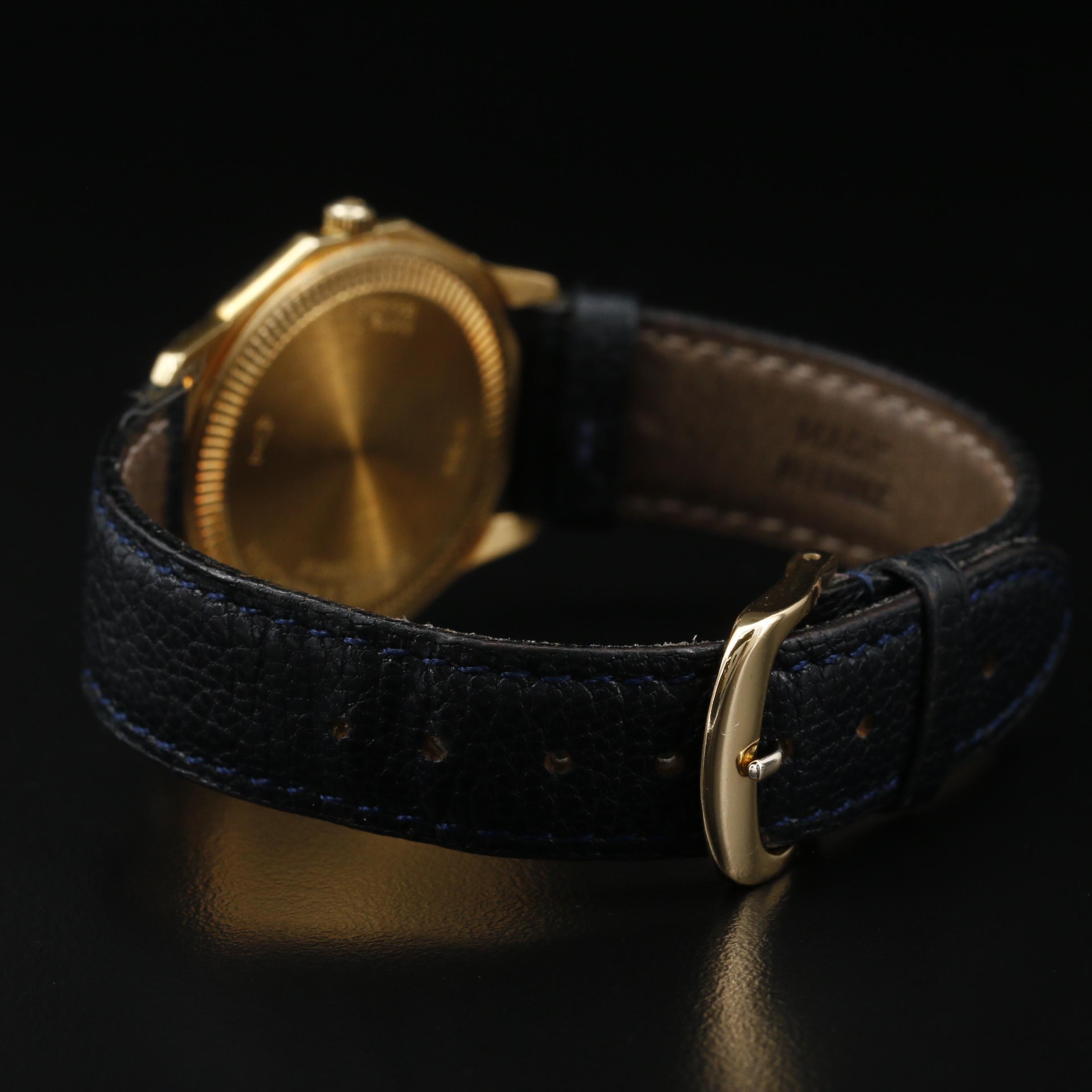 Baume & Mercier Riviera 18K Gold Quartz Watch