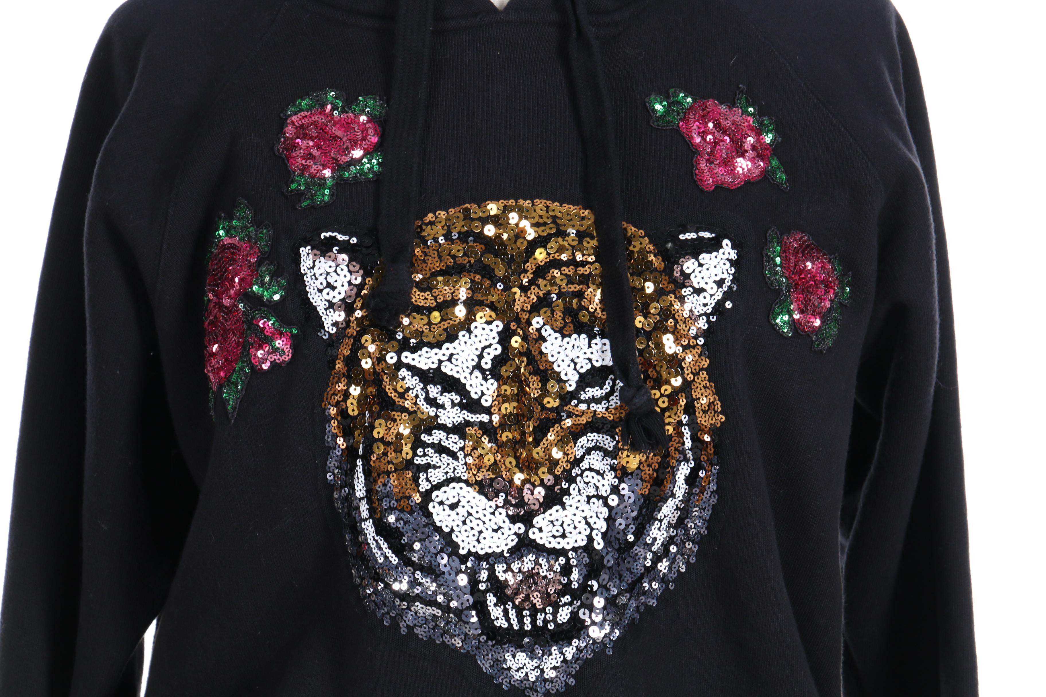 Gucci Blind For Love Sequined Hooded Sweatshirt