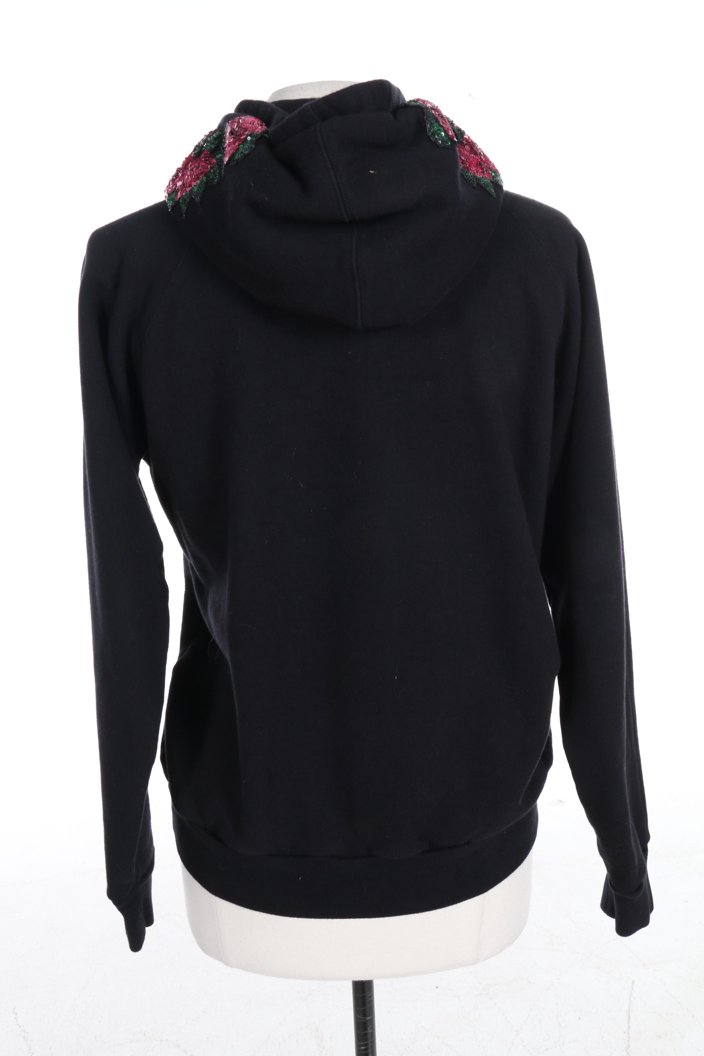 Gucci Blind For Love Sequined Hooded Sweatshirt