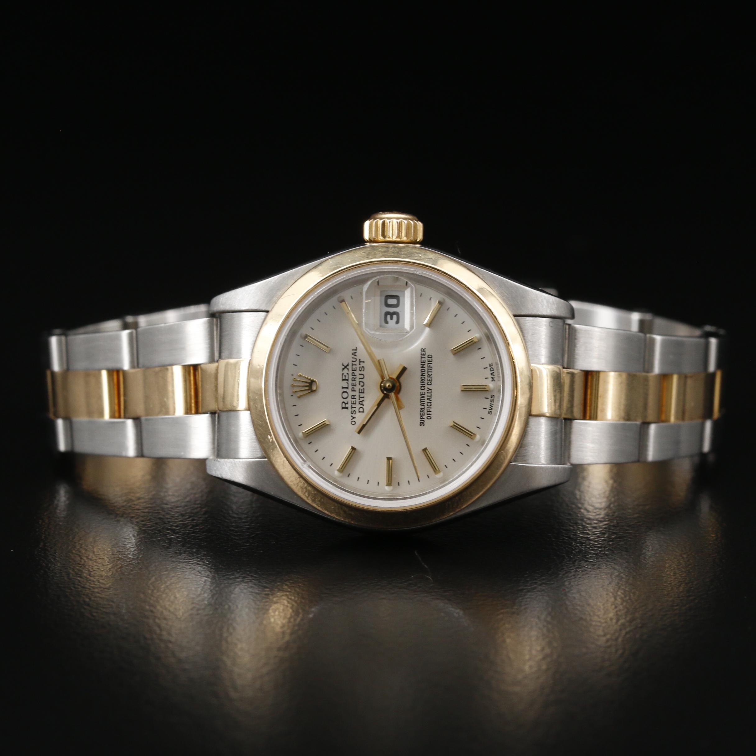 2002 Rolex "Datejust" 18K Gold and Stainless Steel Automatic Watch