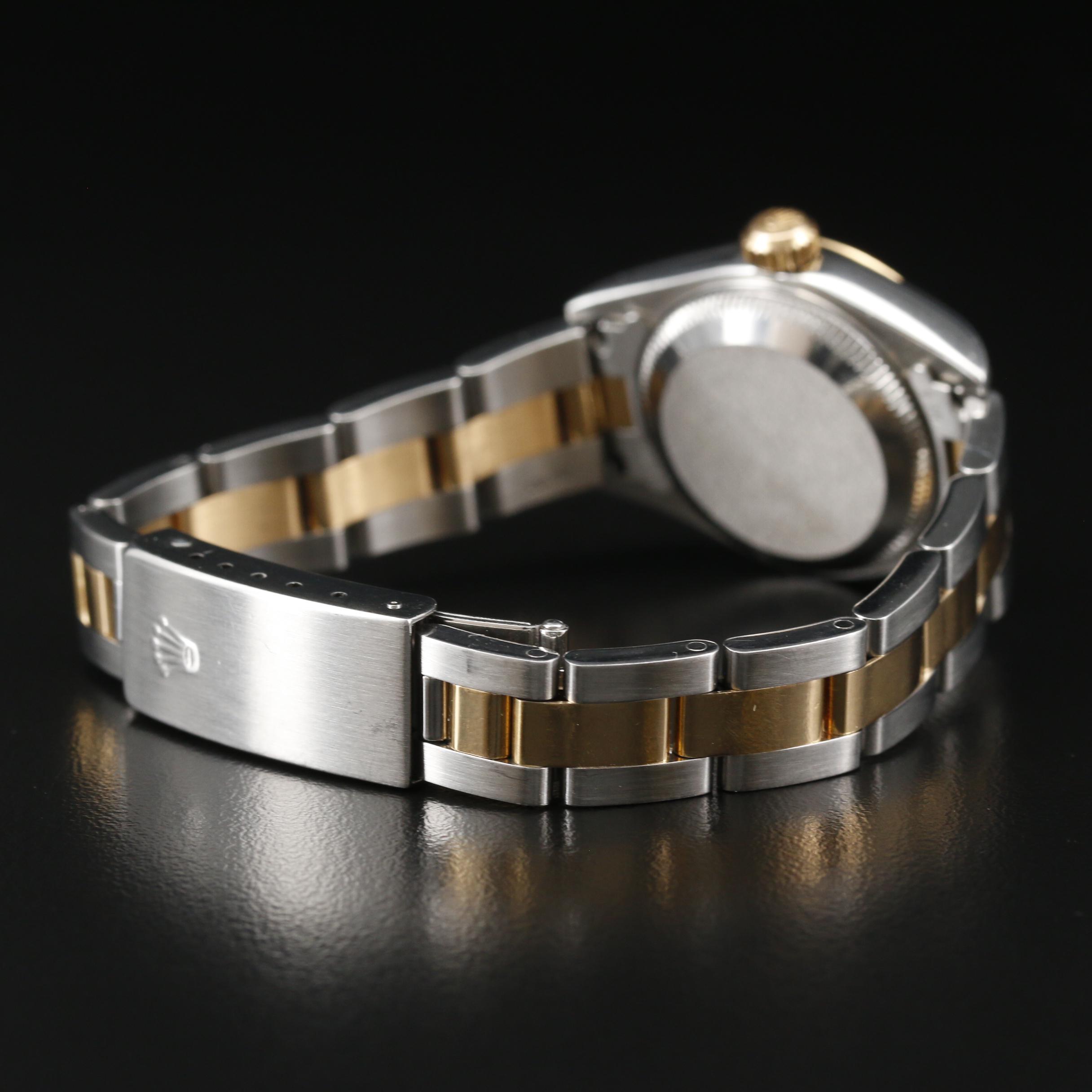 2002 Rolex "Datejust" 18K Gold and Stainless Steel Automatic Watch