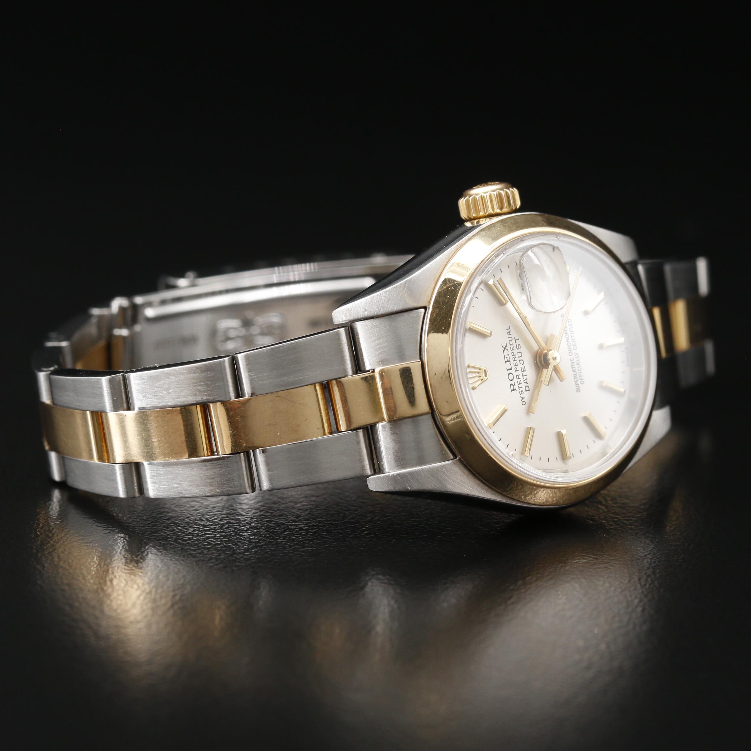 2002 Rolex "Datejust" 18K Gold and Stainless Steel Automatic Watch