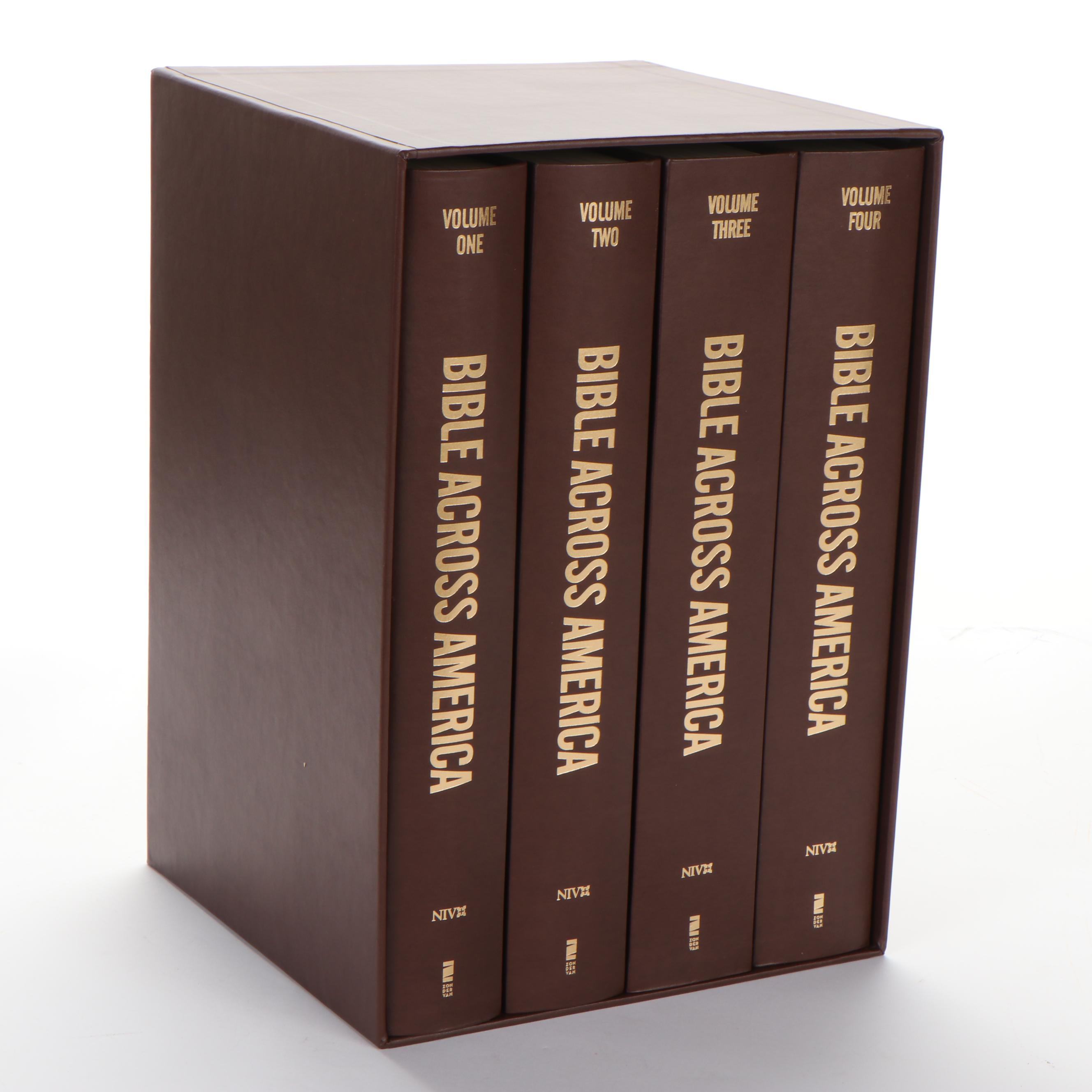 NIV "Bible Across America" Handwritten Four-Volume Set