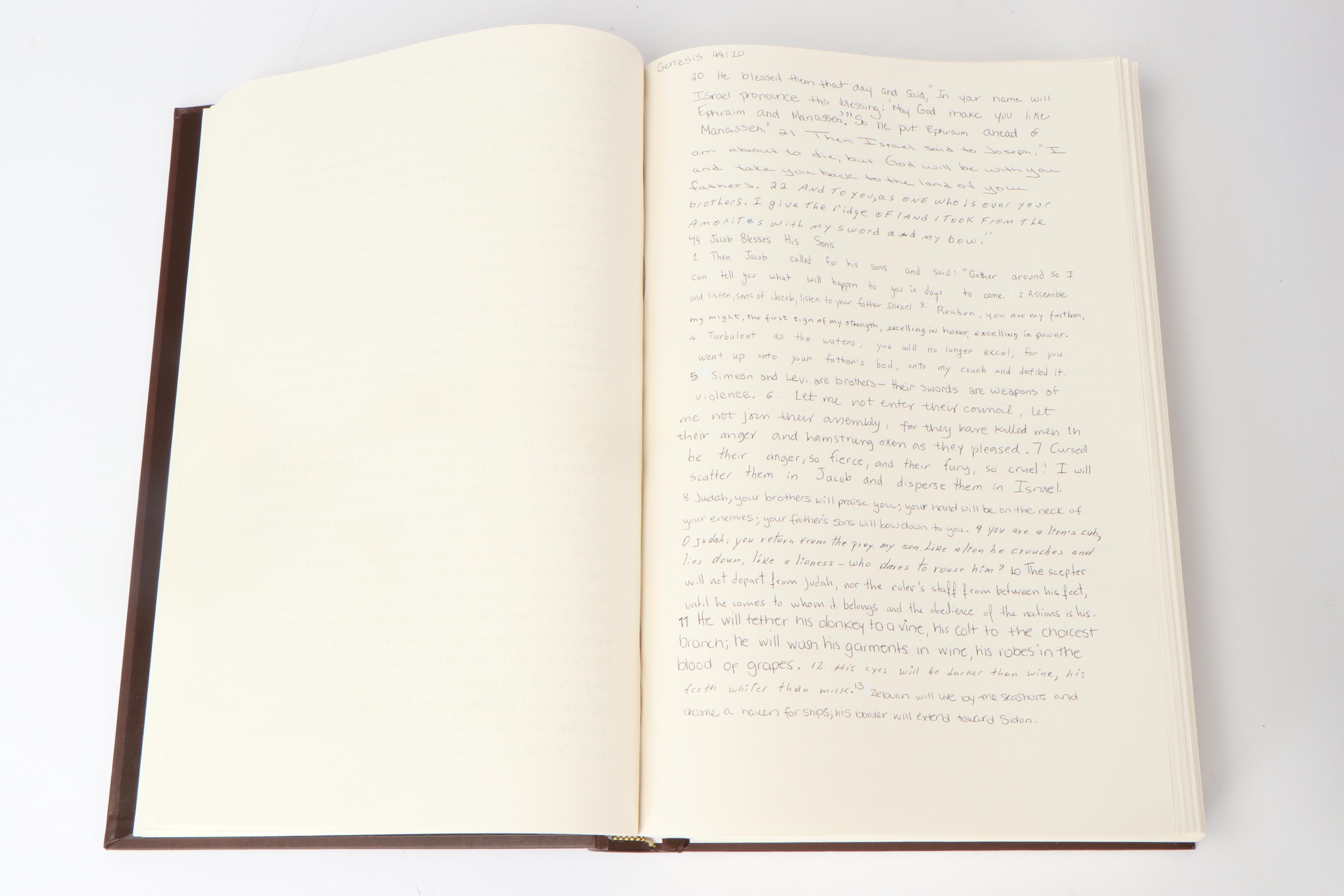 NIV "Bible Across America" Handwritten Four-Volume Set