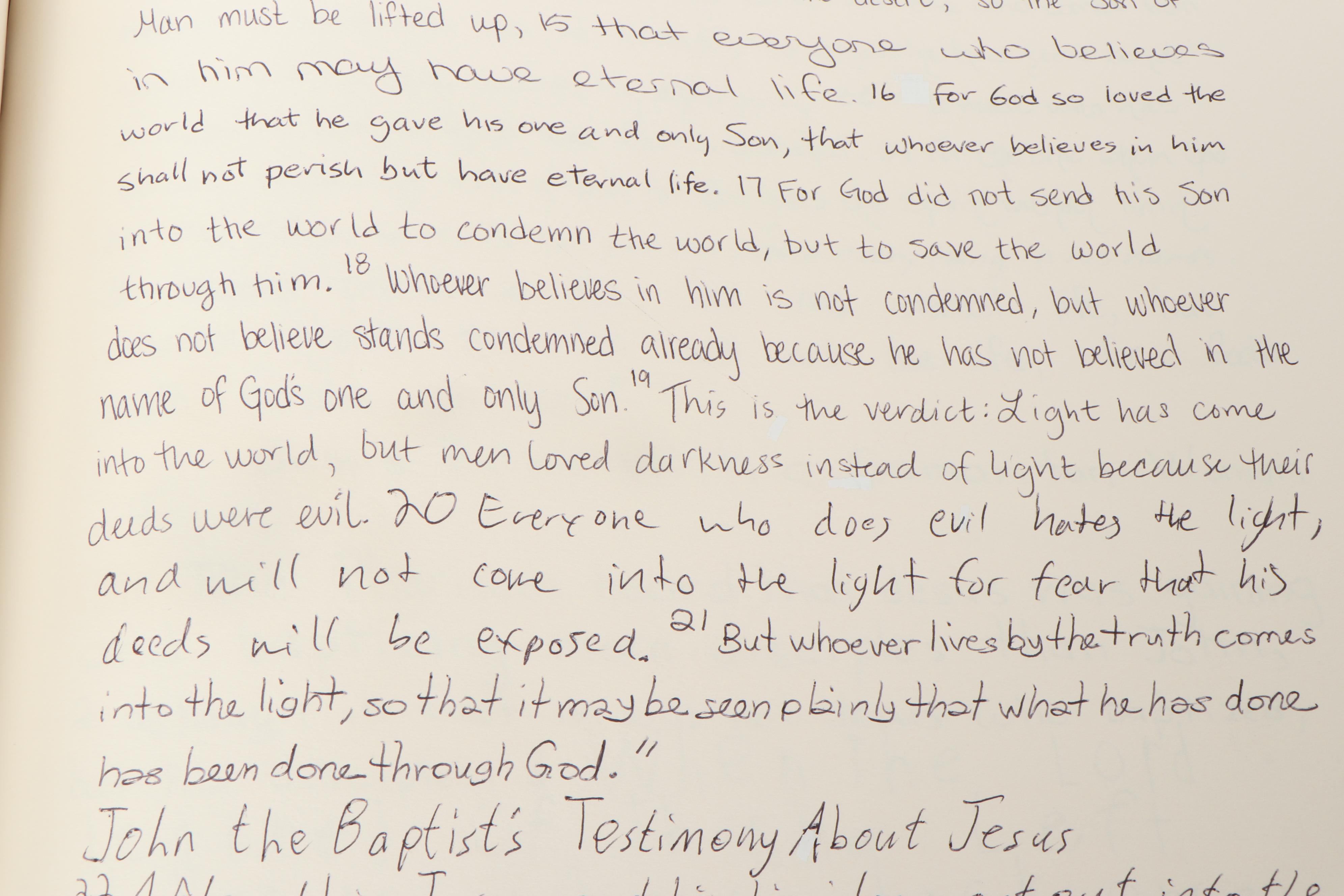 NIV "Bible Across America" Handwritten Four-Volume Set