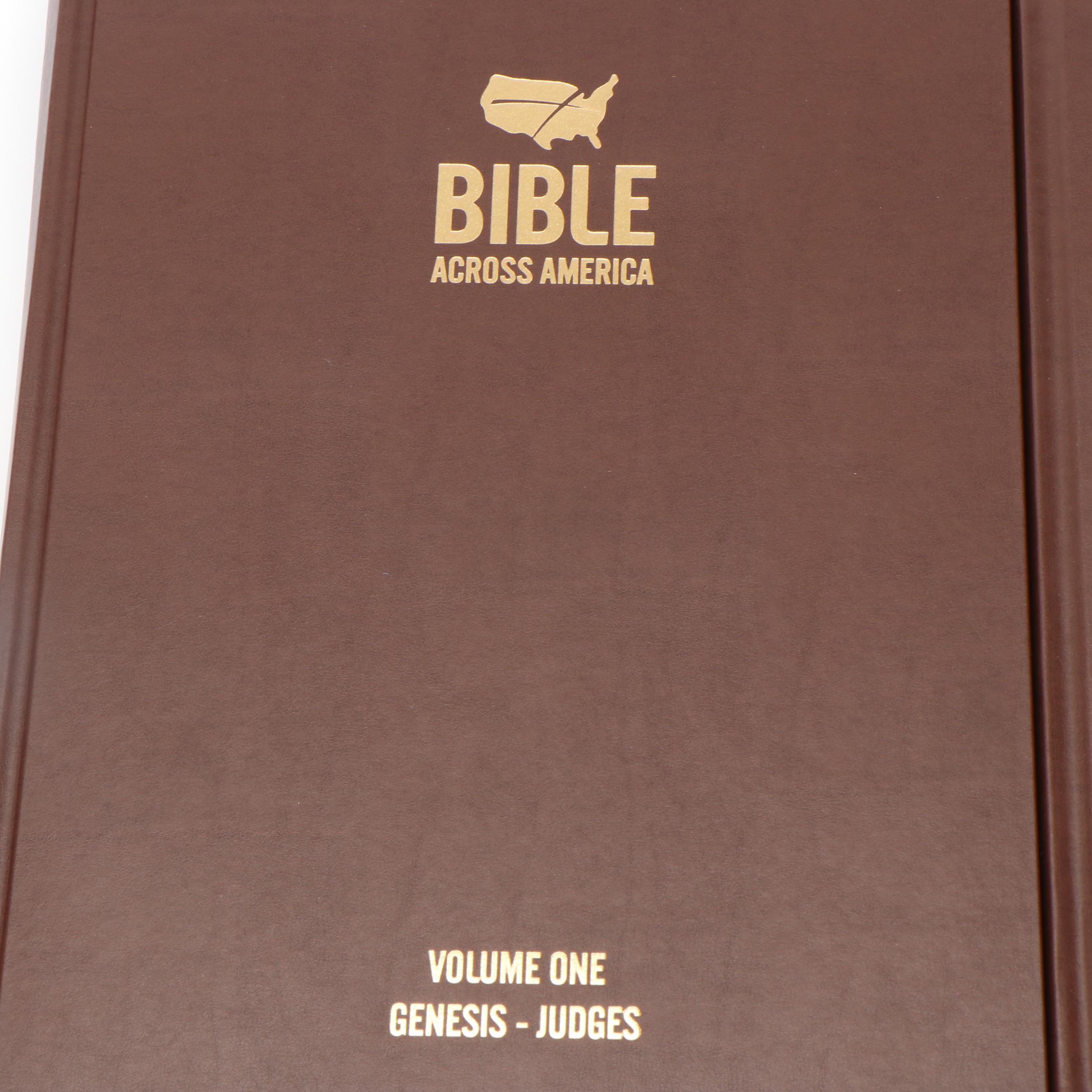 NIV "Bible Across America" Handwritten Four-Volume Set
