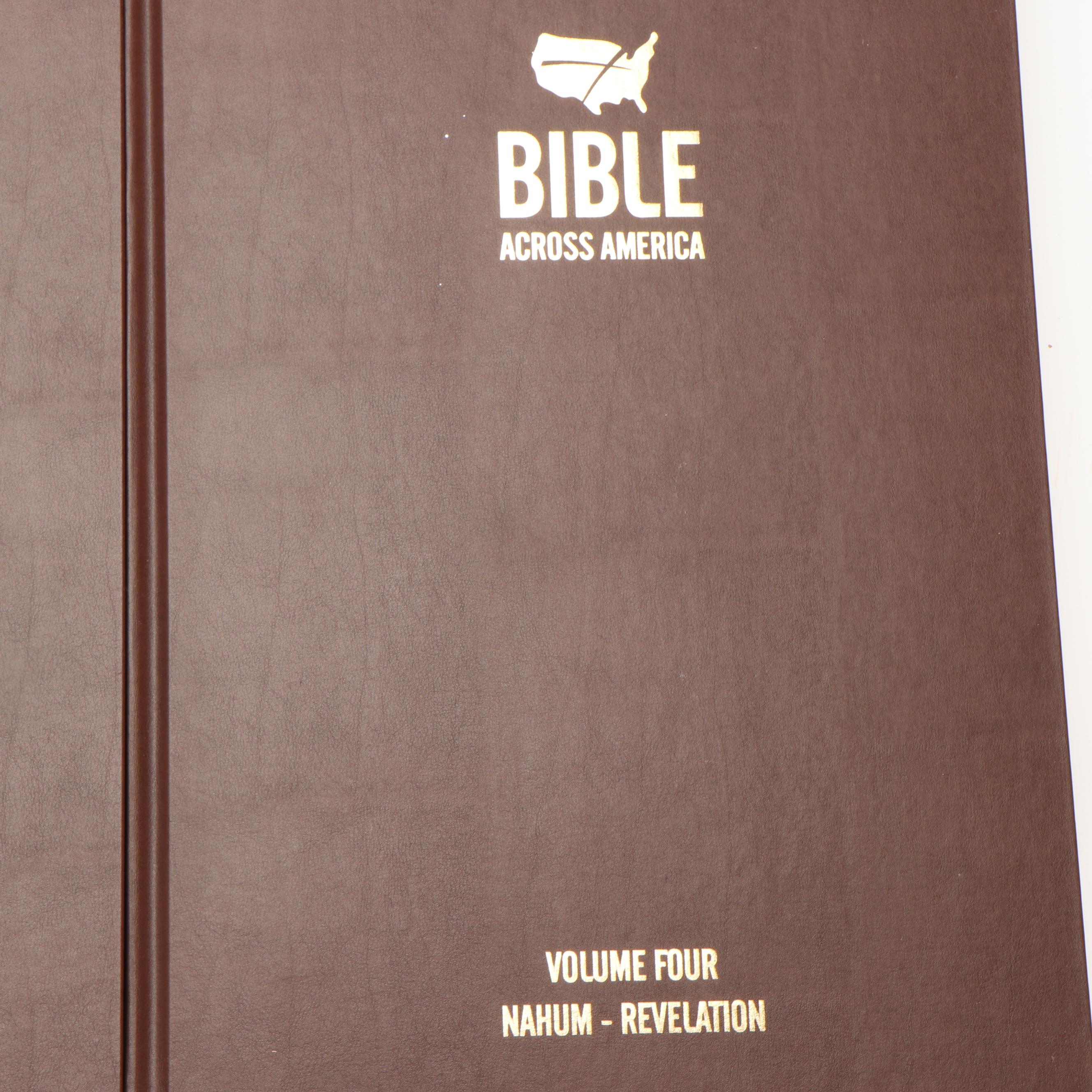 NIV "Bible Across America" Handwritten Four-Volume Set
