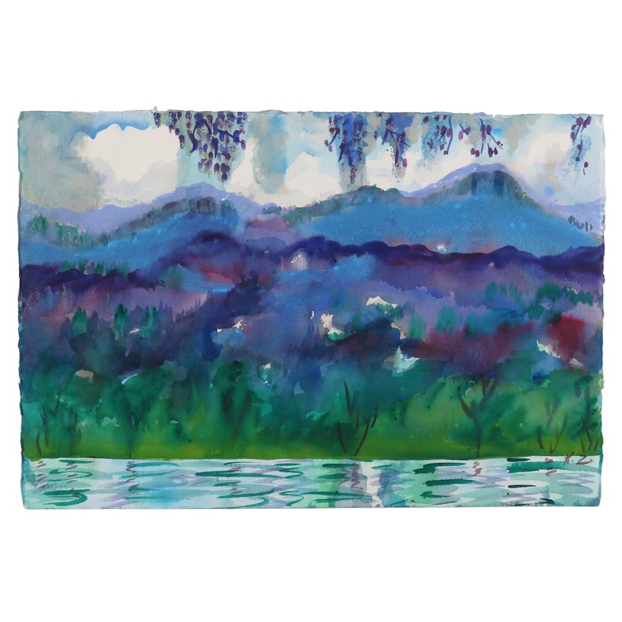Kathleen Zimbicki Landscape Watercolor Painting