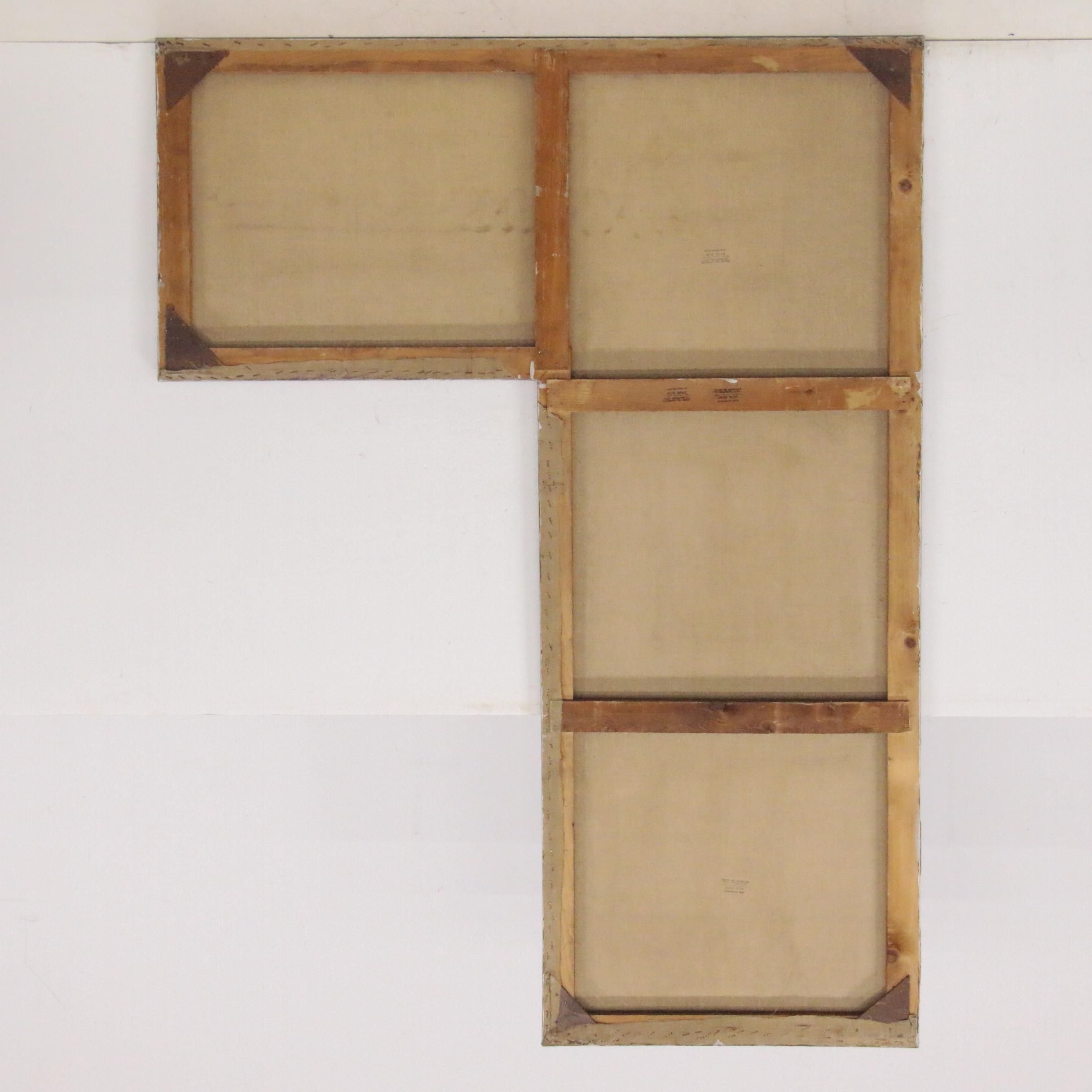 Achillo “Achi” Sullo Monumental Abstract Oil and Acrylic Painting, circa 1970