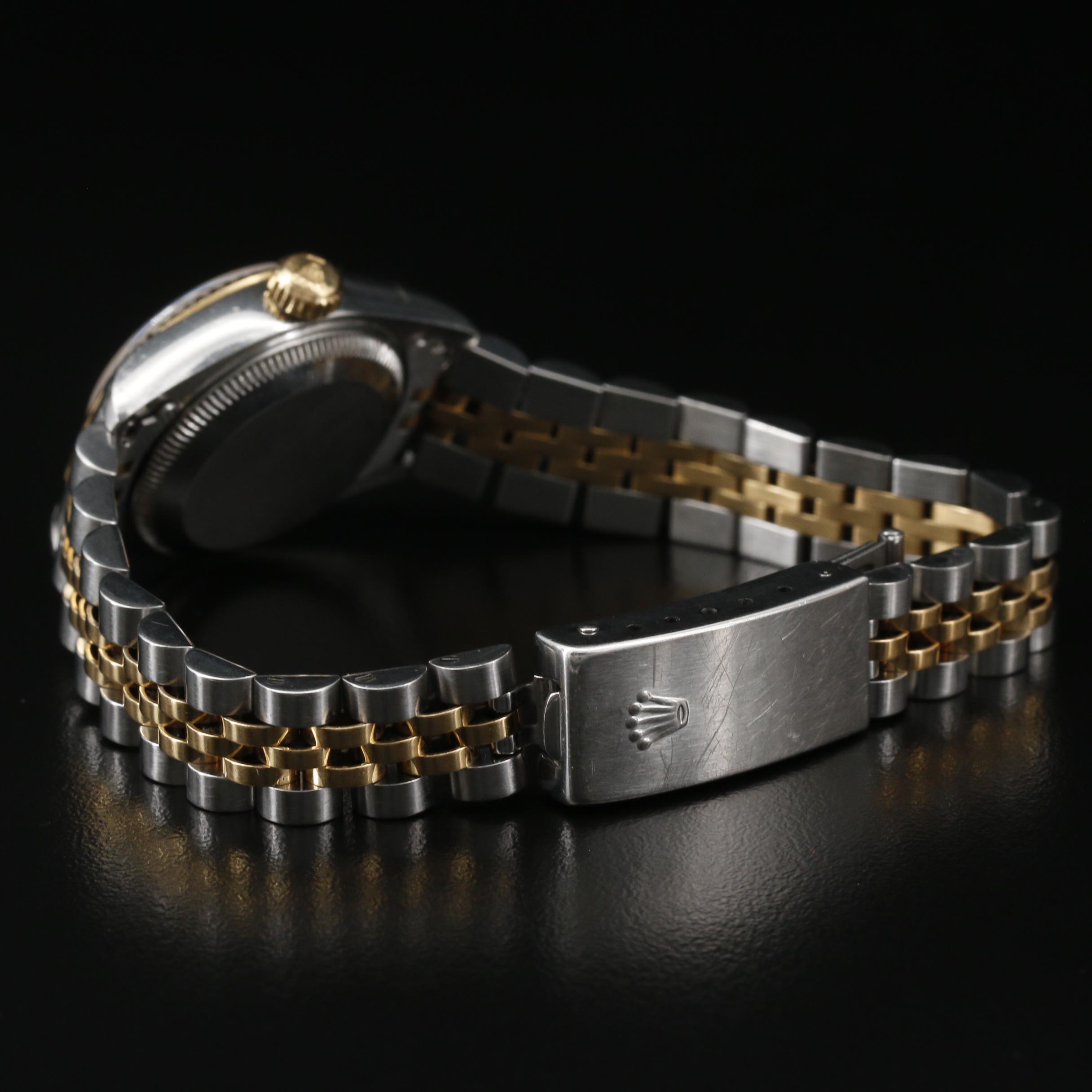 1997 Rolex Datejust 18K Gold and Stainless Steel Automatic Watch