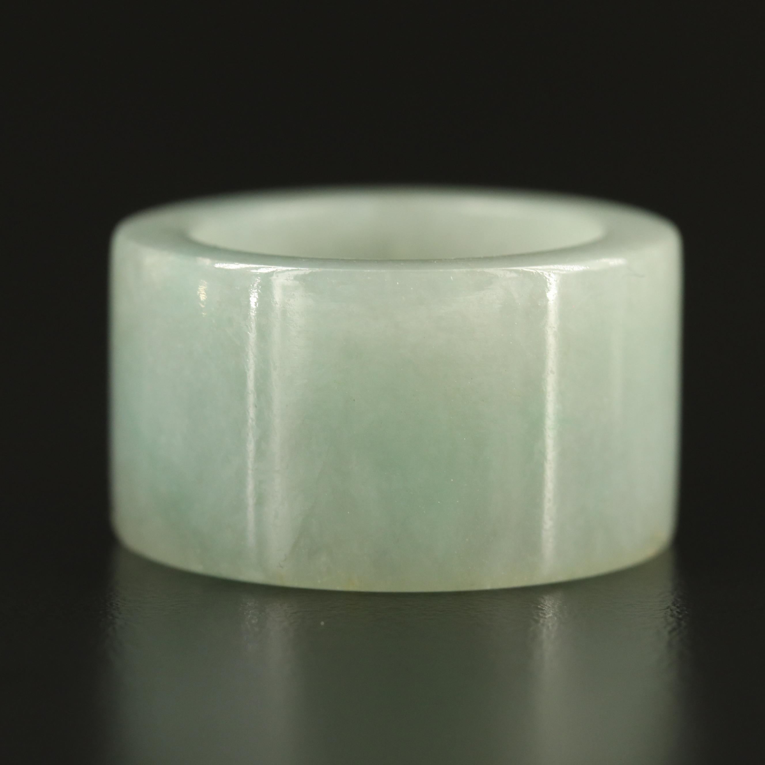 Jadeite Hololith Ring