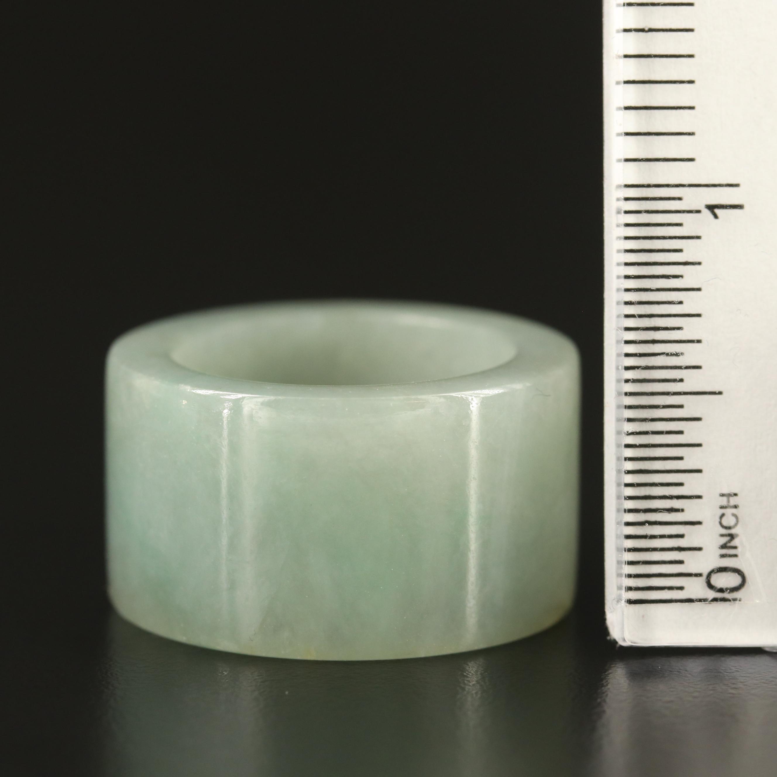 Jadeite Hololith Ring