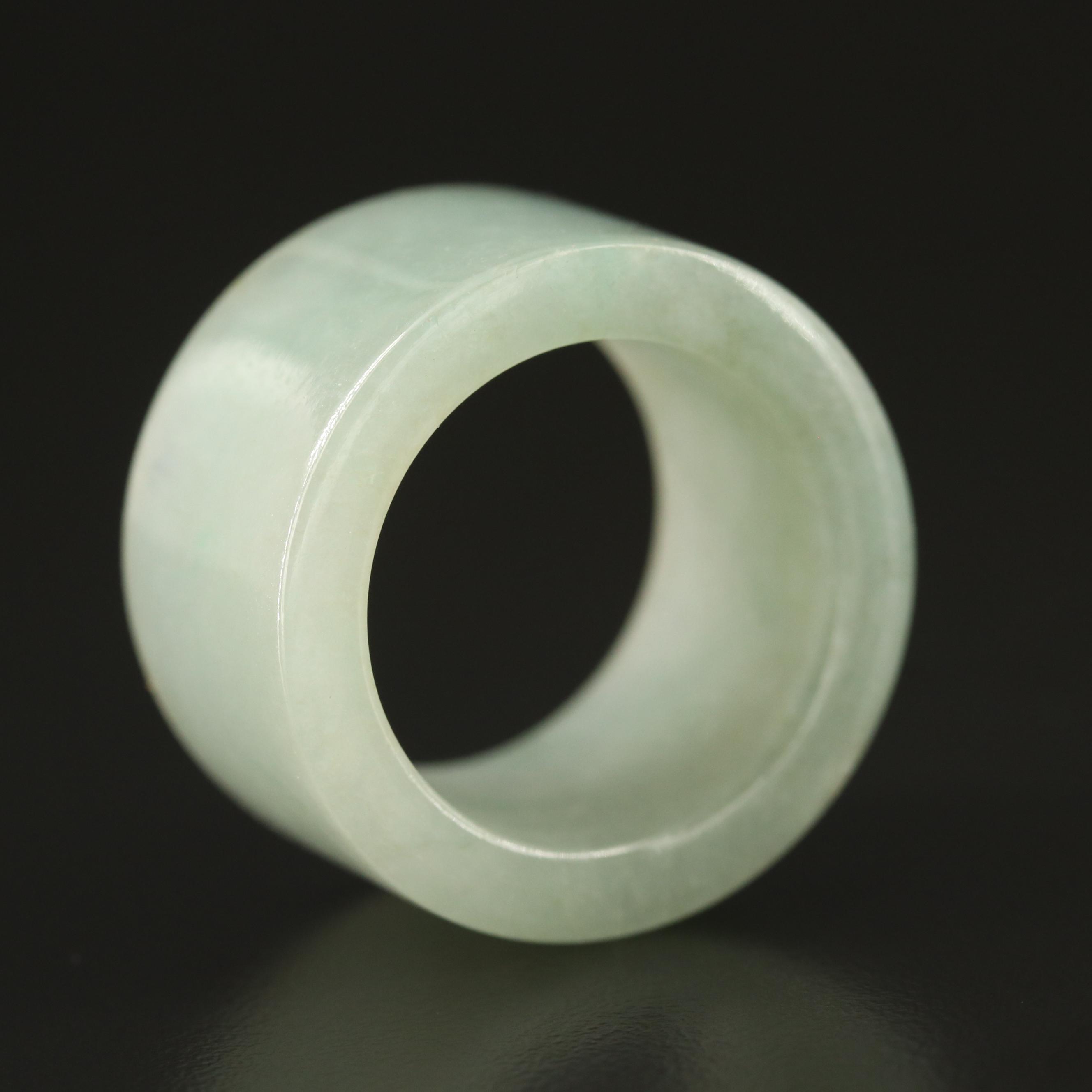 Jadeite Hololith Ring