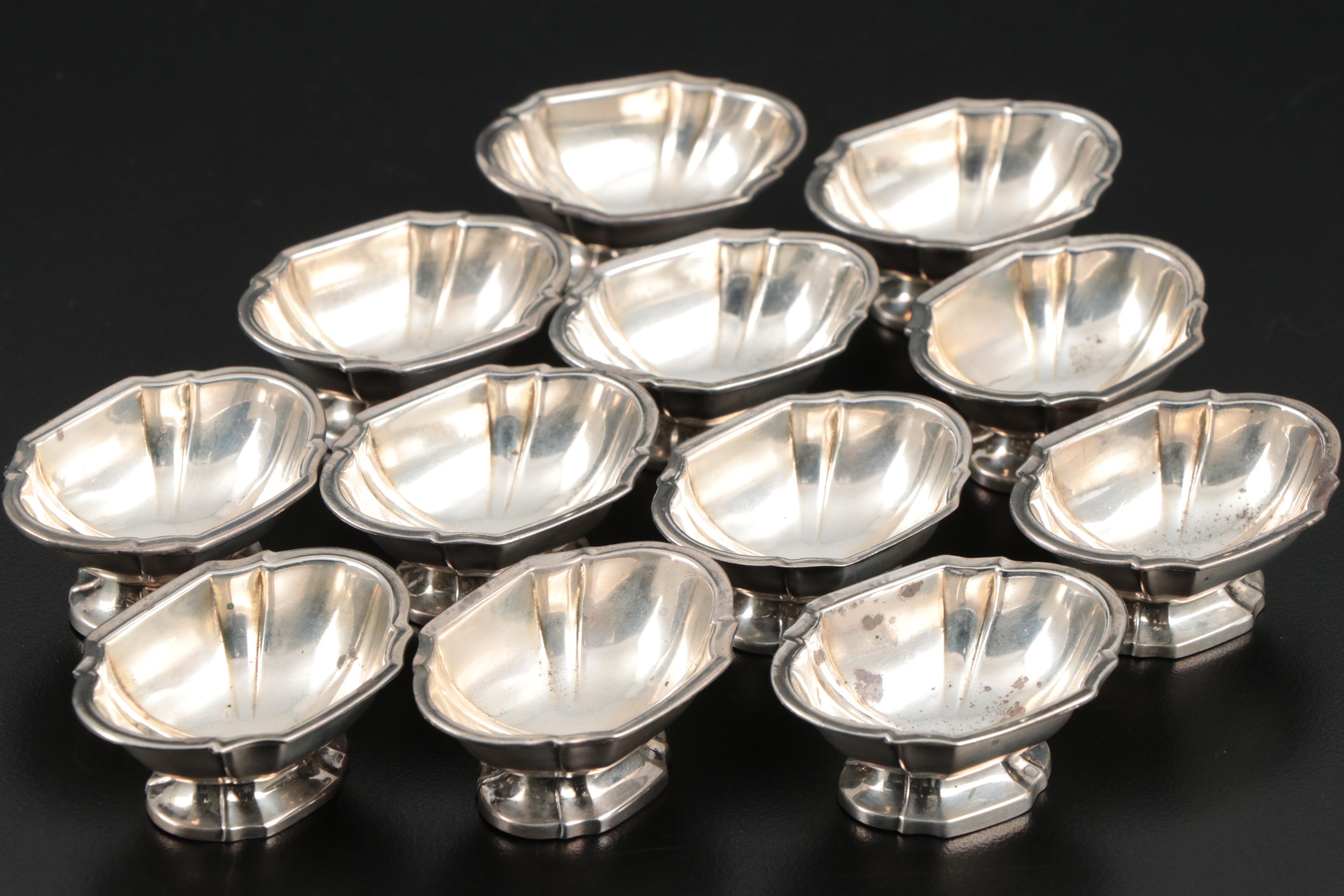 Watson Company Sterling Silver Salt Cellars, Early to Mid 20th C.