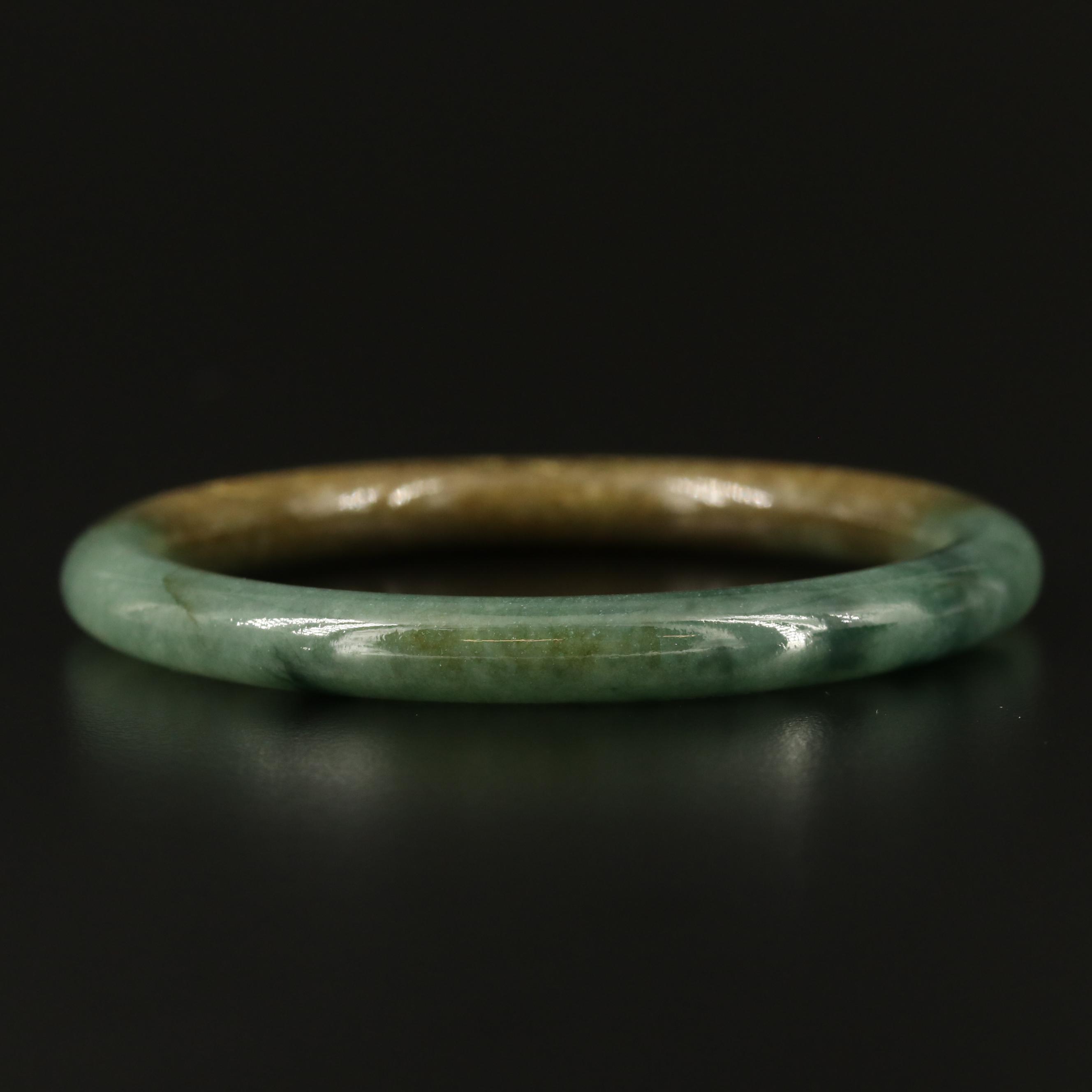 Jadeite Hololith Bangle