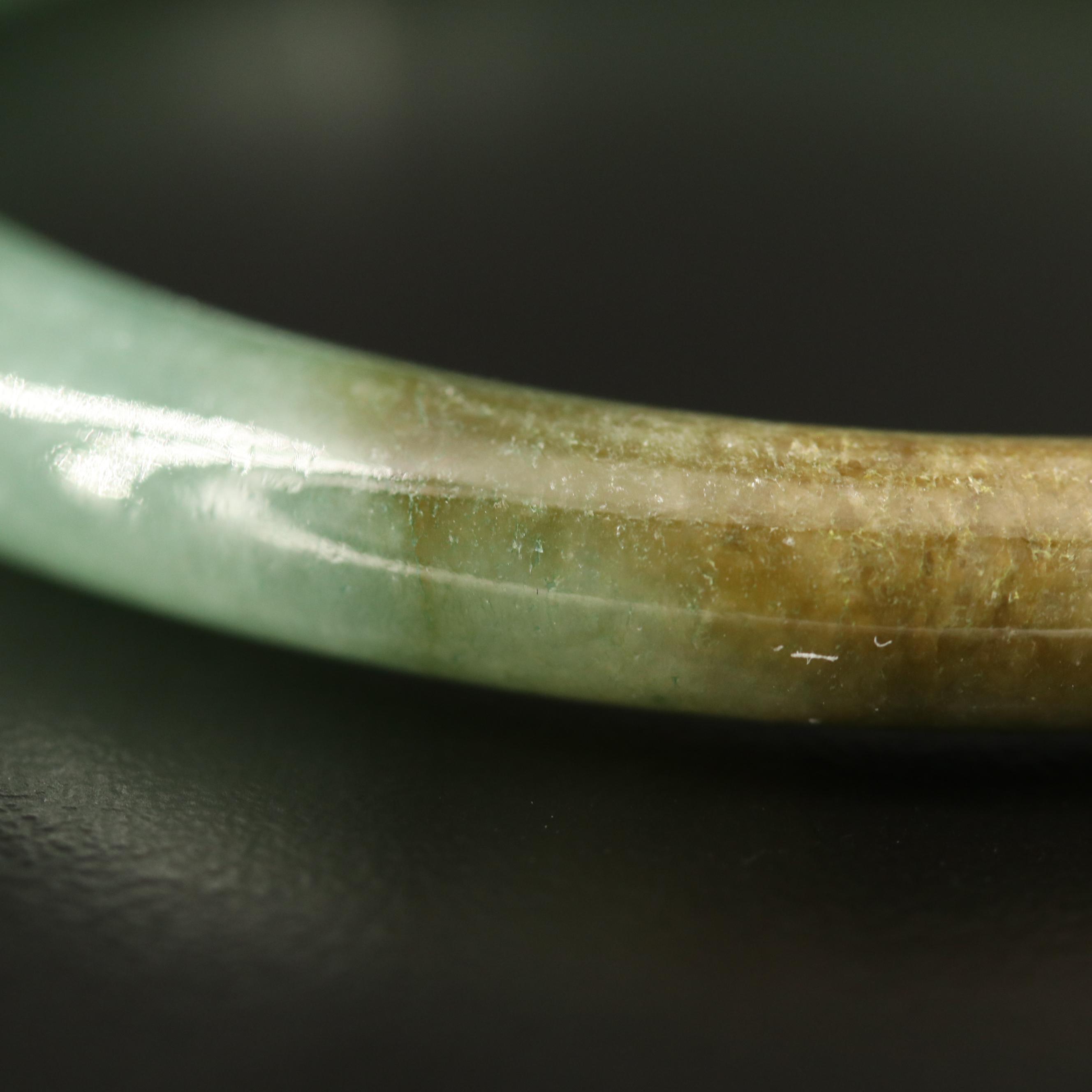 Jadeite Hololith Bangle