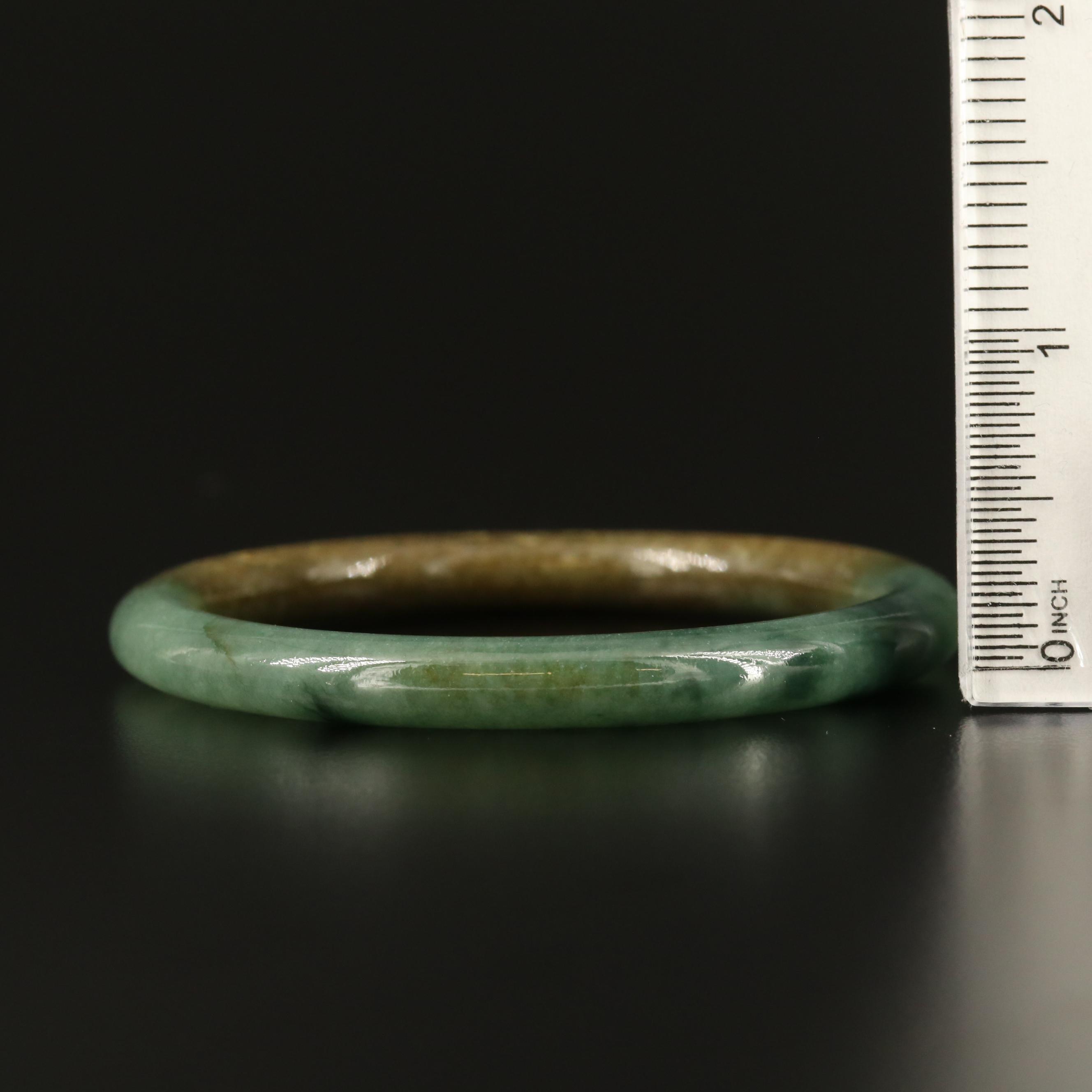 Jadeite Hololith Bangle
