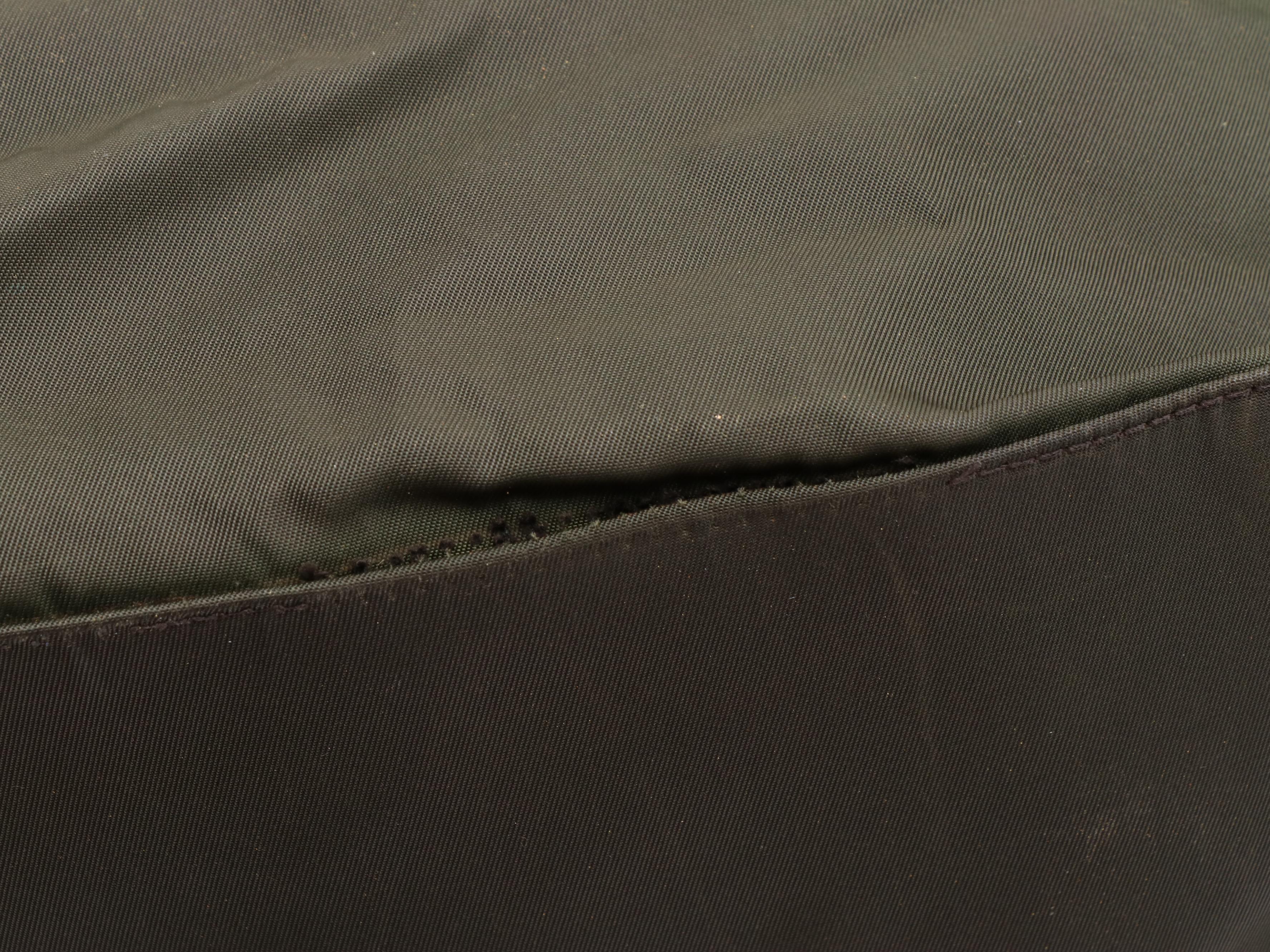 Prada Backpack in Green Nylon with Grosgrain Straps