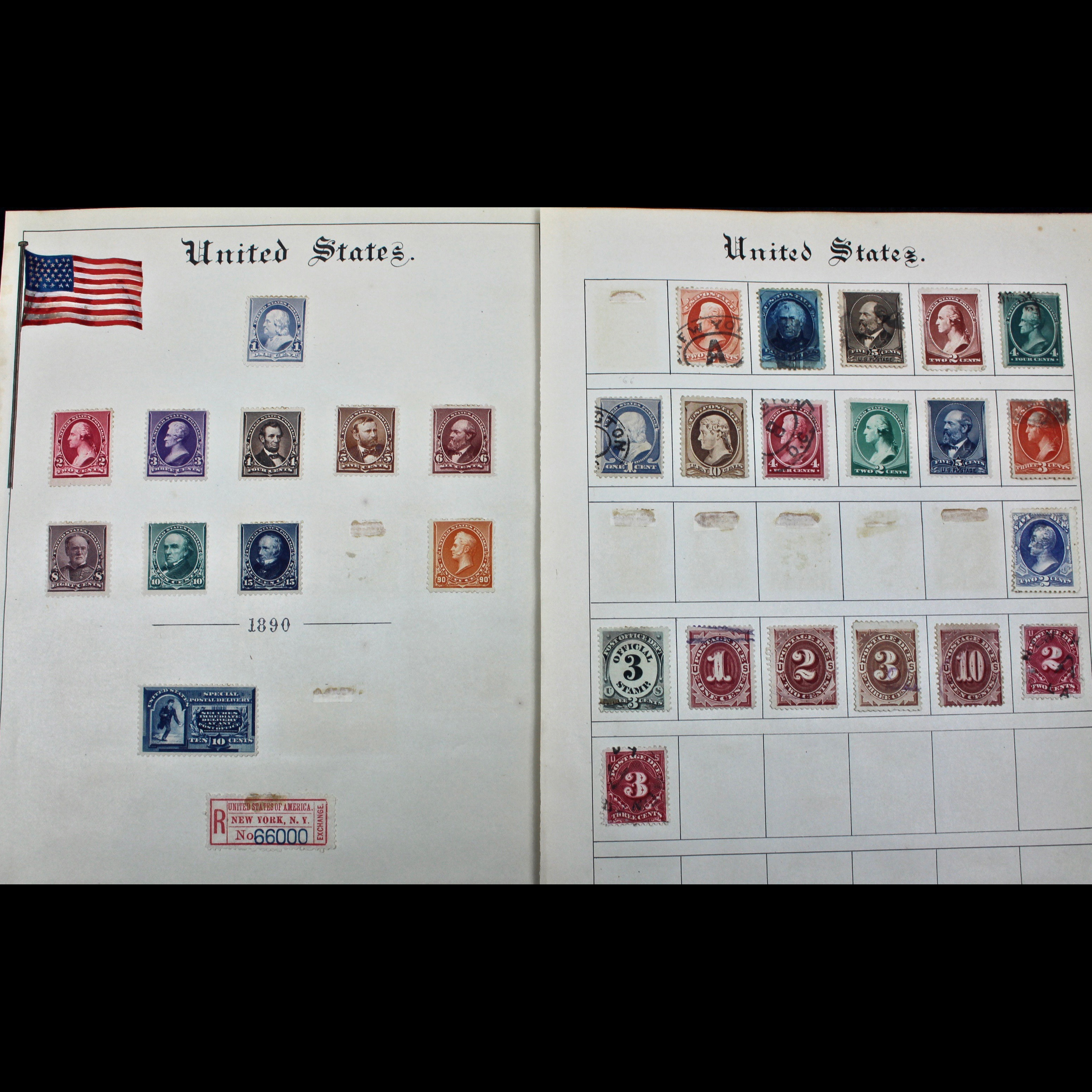 U.S. Postage Stamp Collection, 19th Century