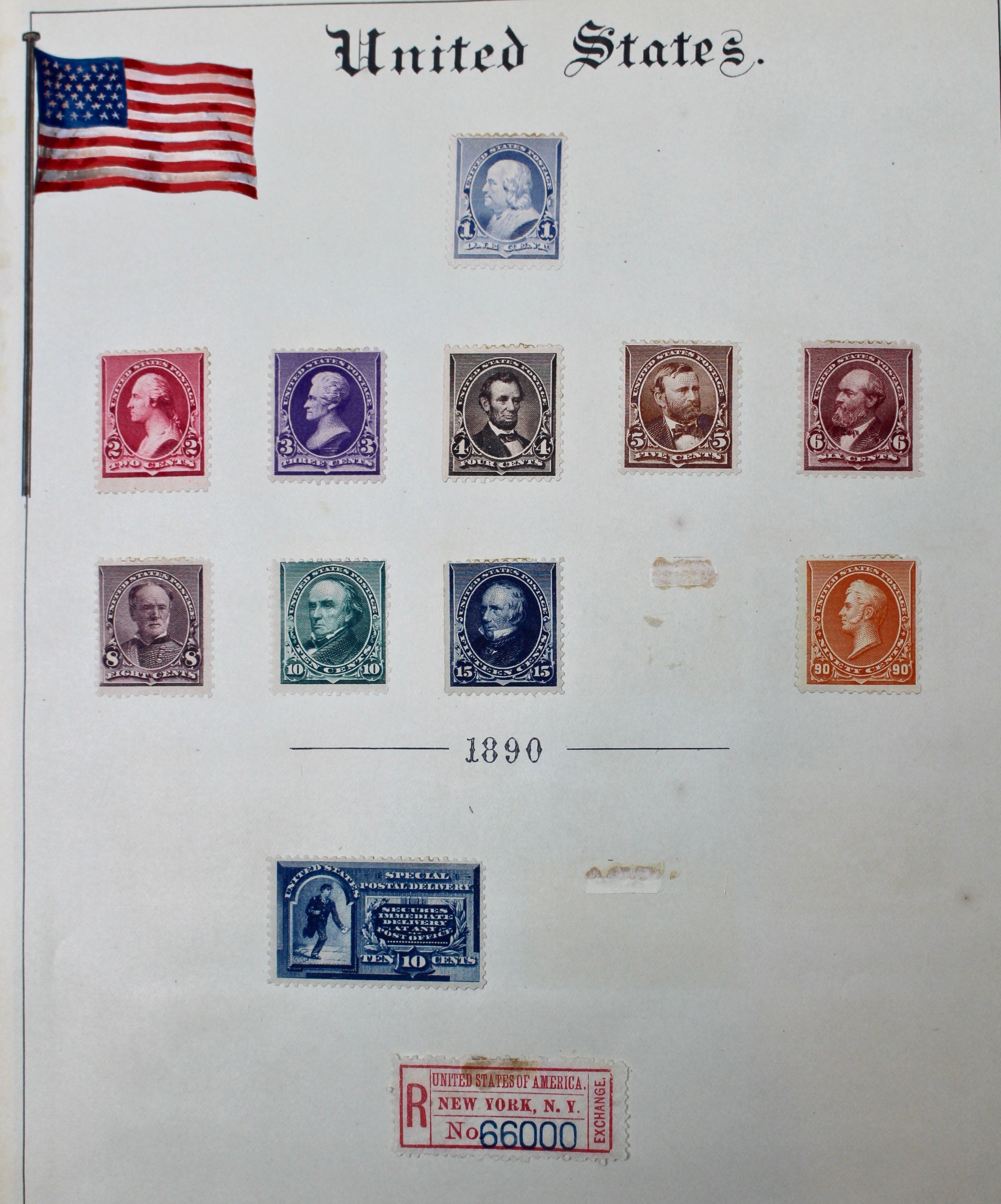 U.S. Postage Stamp Collection, 19th Century