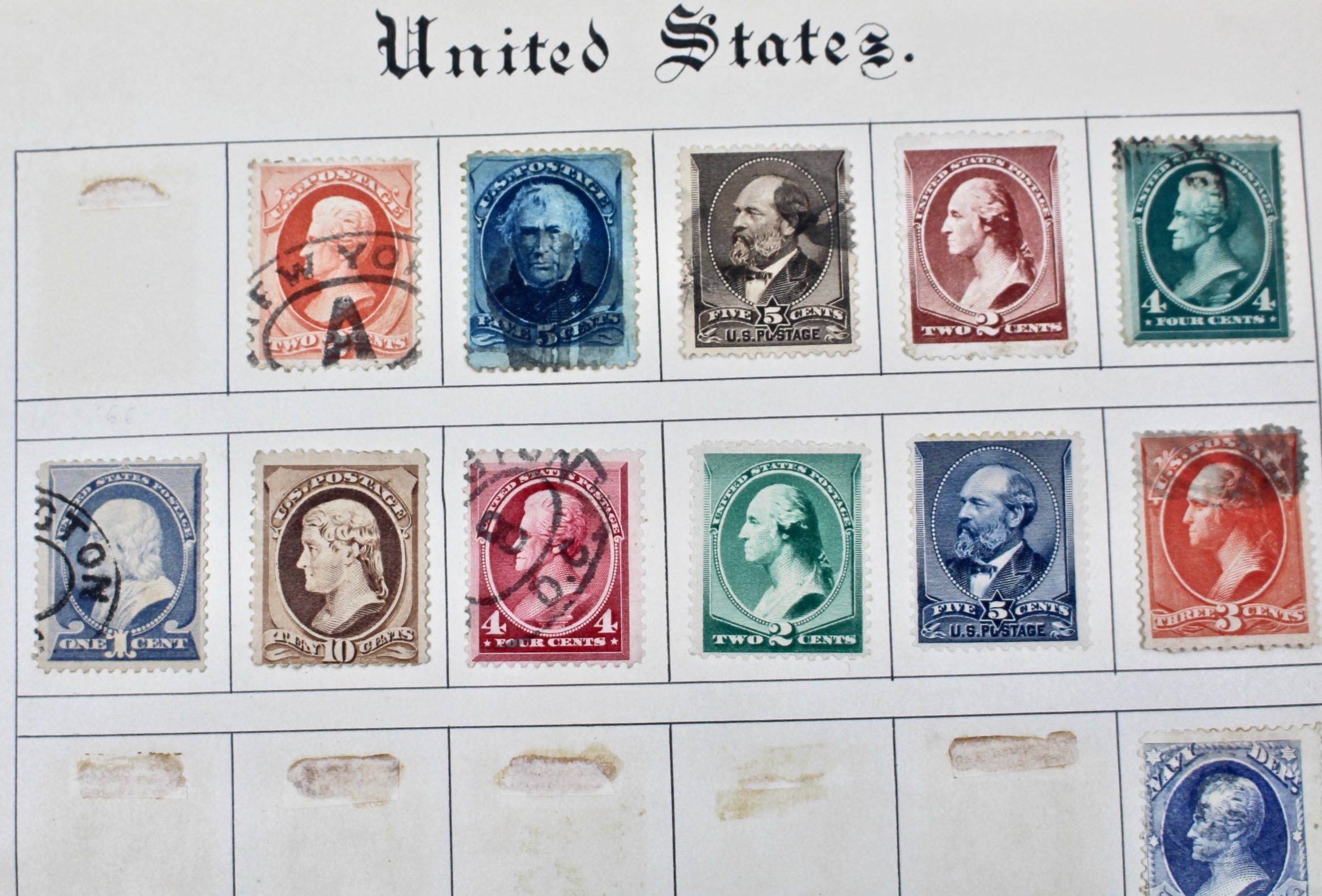 U.S. Postage Stamp Collection, 19th Century
