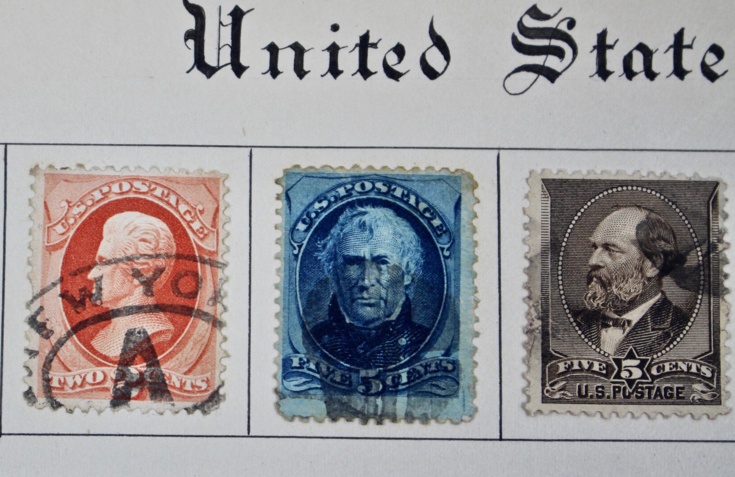 U.S. Postage Stamp Collection, 19th Century