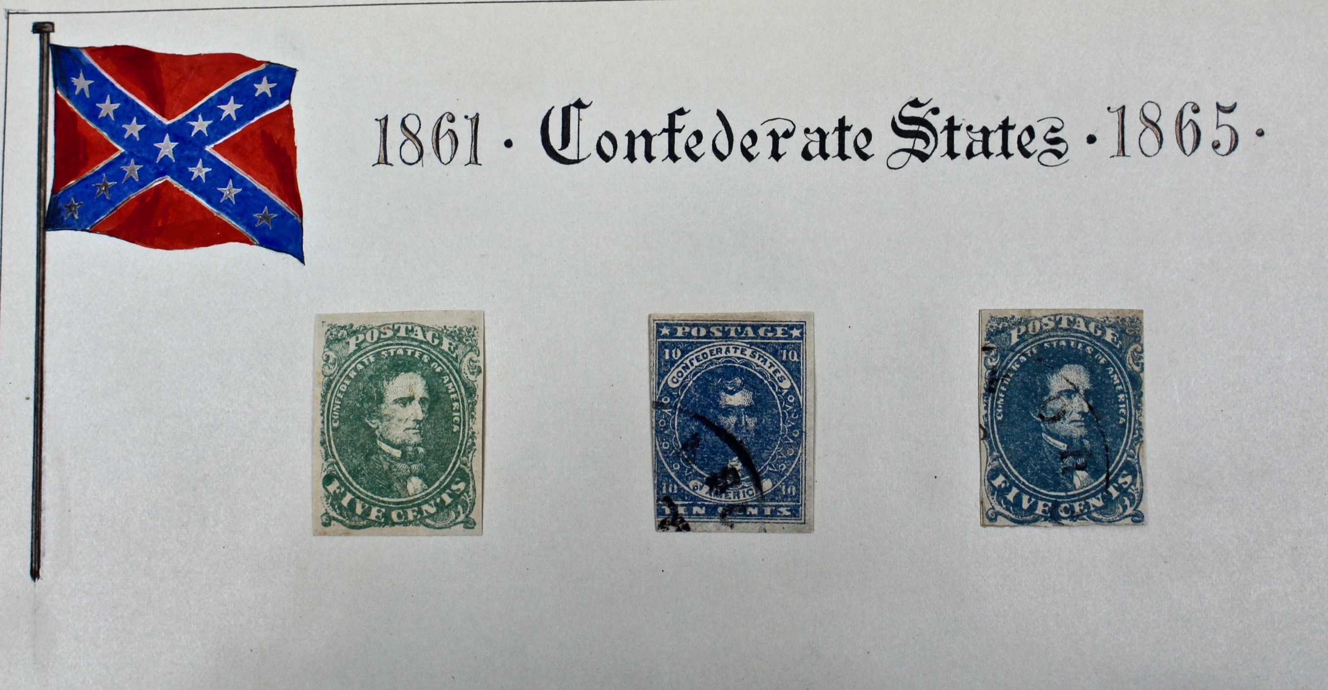 Confederate Postage Stamp Collection