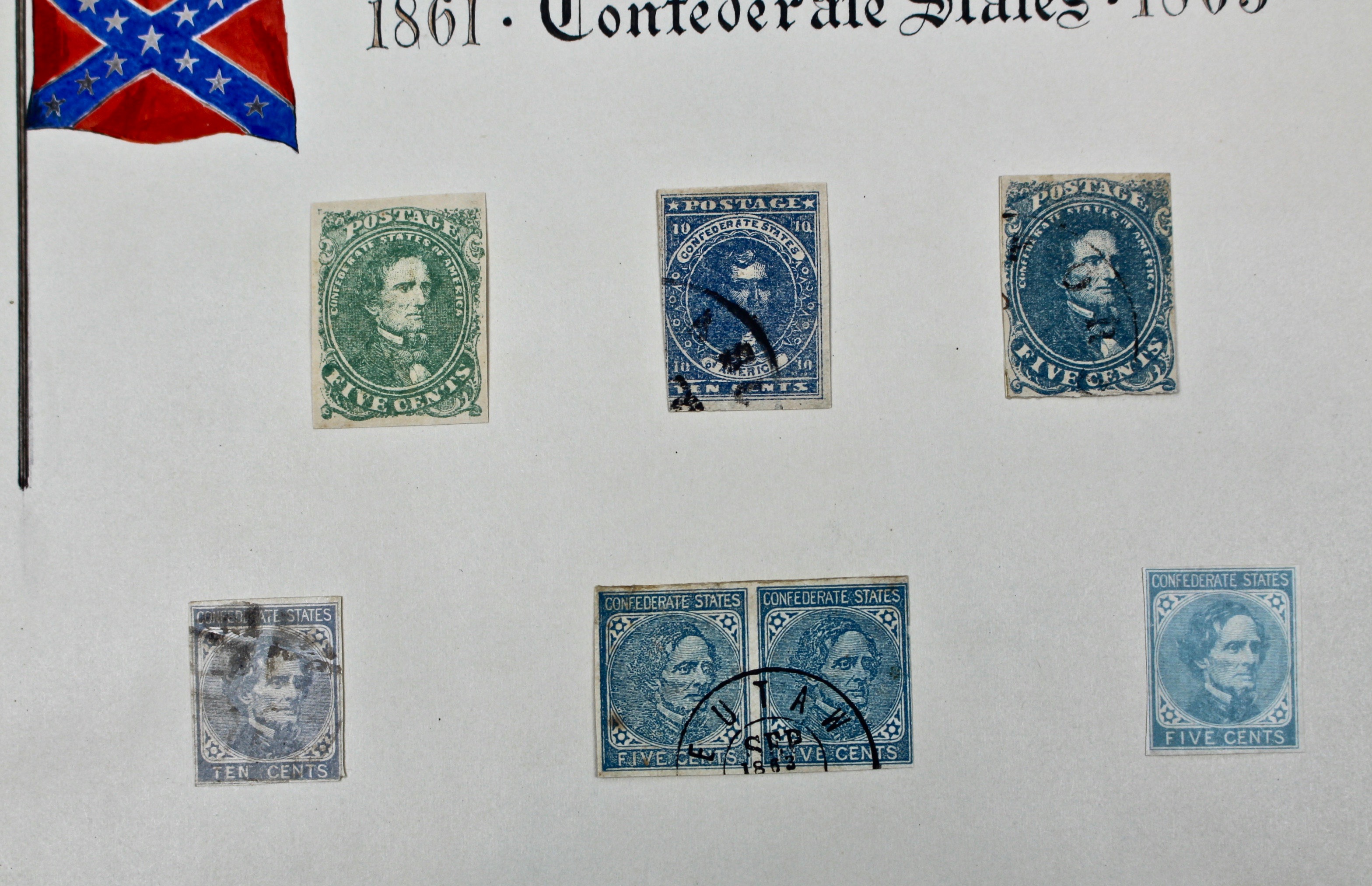 Confederate Postage Stamp Collection