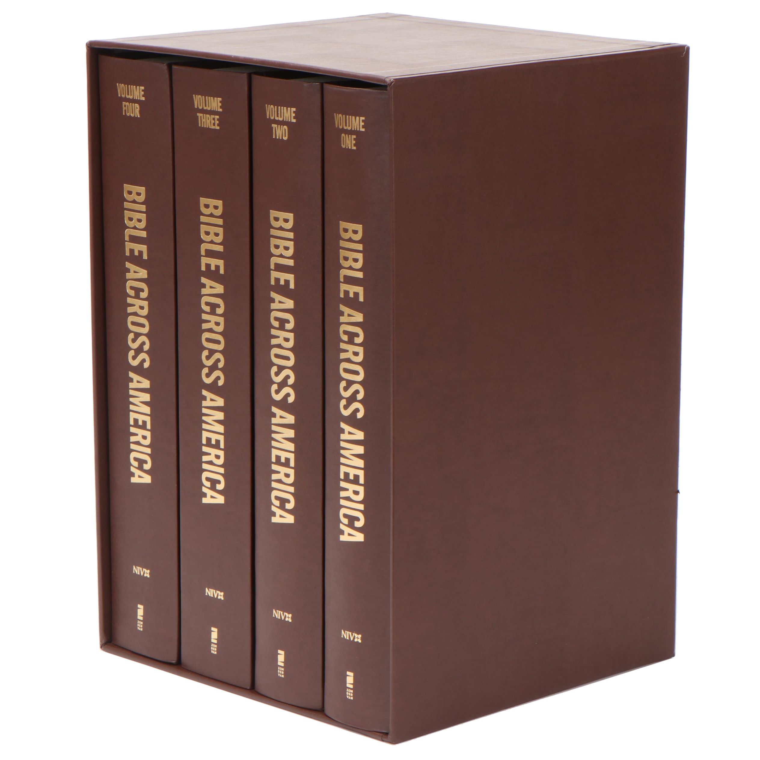 NIV "Bible Across America" Handwritten Four-Volume Set