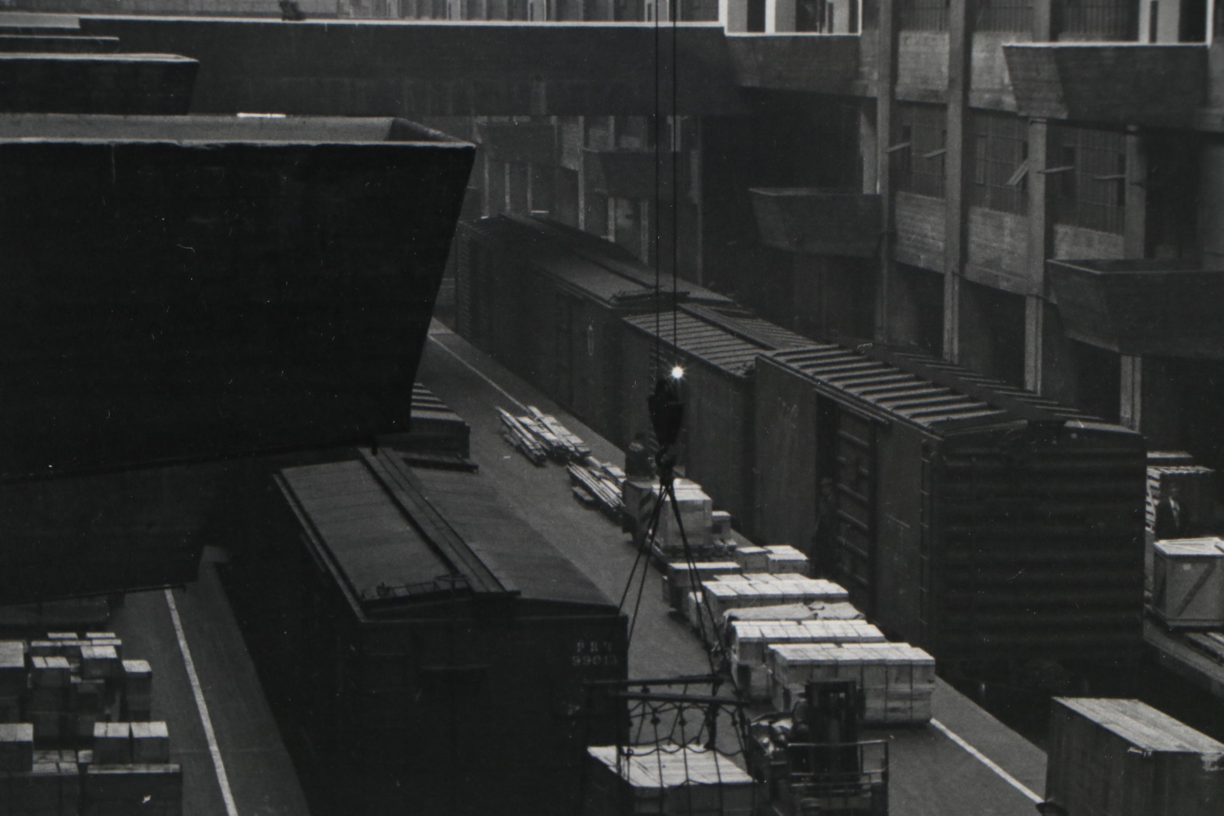 Andreas Feininger Silver Gelatin Photograph "Warehouse Dock, Brooklyn," 1991