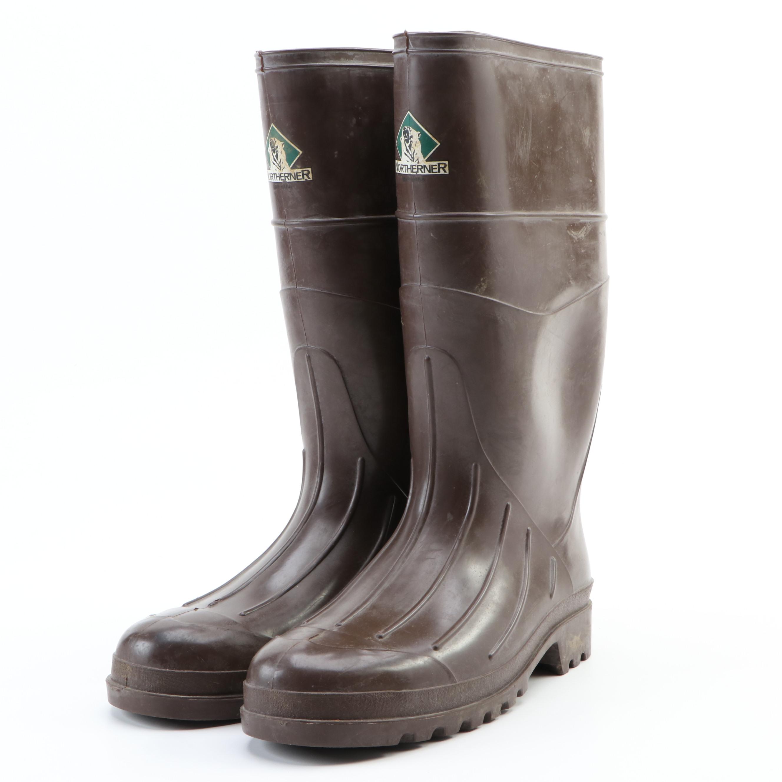 Men's Northerner By Servus Brown Rubber Muck Boots