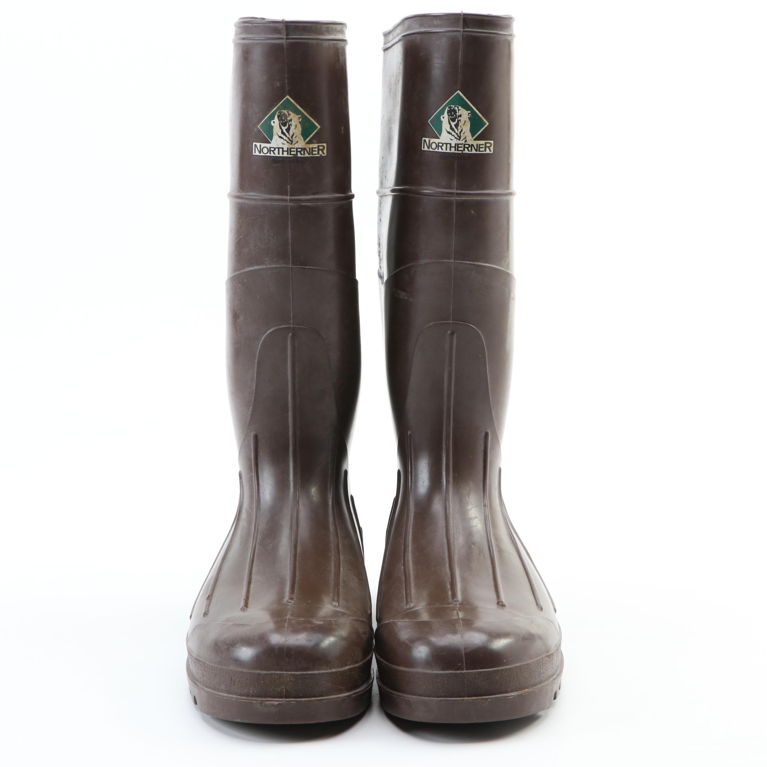 Men's Northerner By Servus Brown Rubber Muck Boots